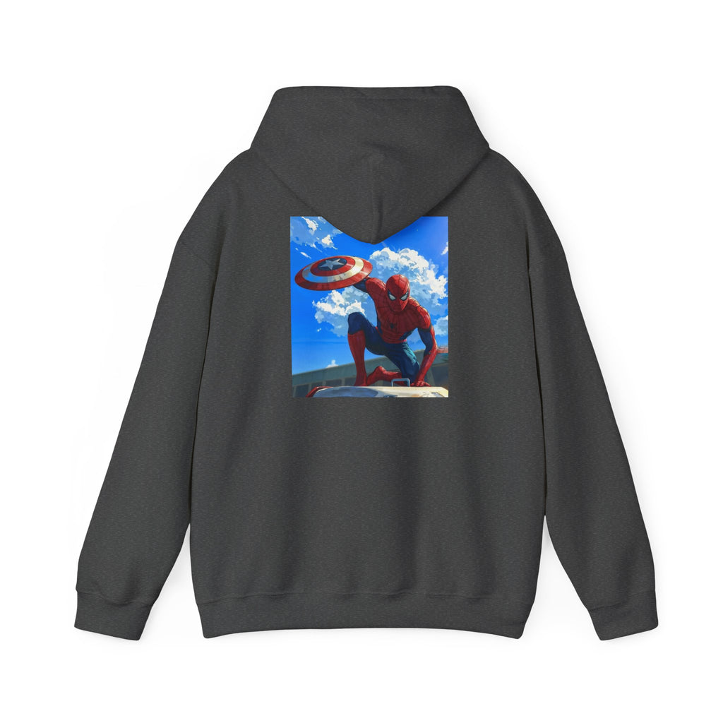 Hooded Sweatshirt - Spiderman Design