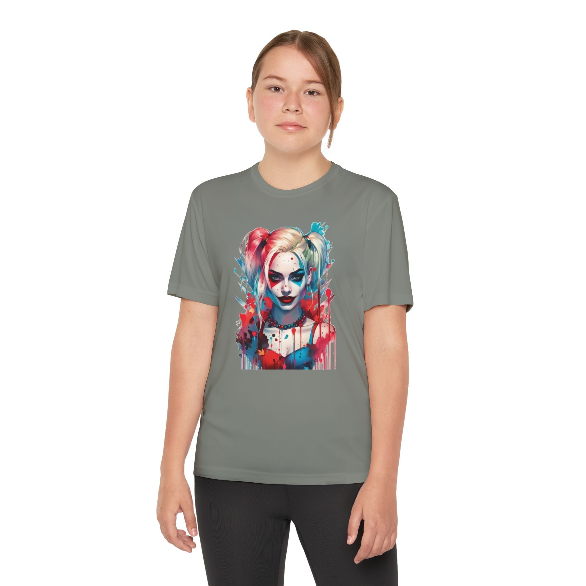 Superhero Youth T-Shirt Sports Graphic Tee, Cool Athletic Shirt for Kids