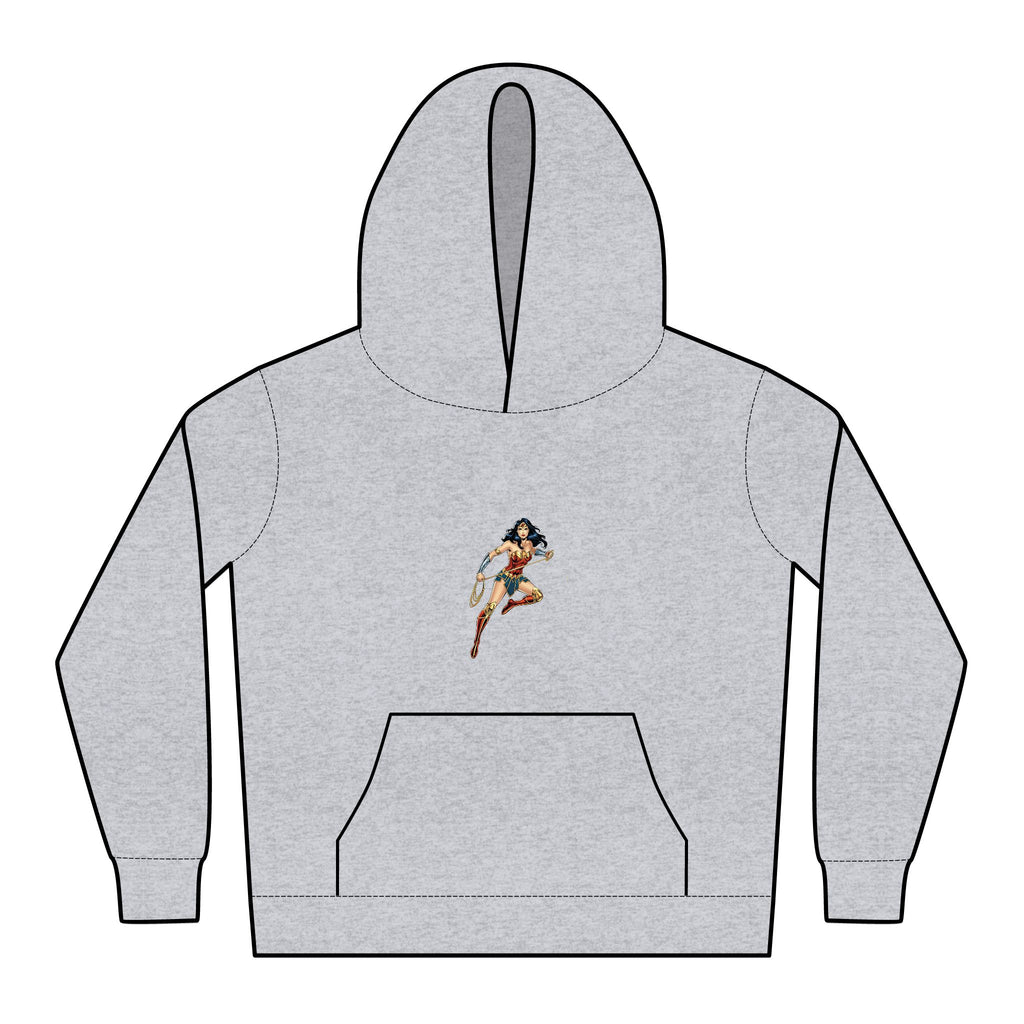 Wonder Woman Kids Chill Hoodie, Cozy Pullover, Stylish Youth Sweatshirt, Fun Colorful Hoodie, Comfortable Layering Piece