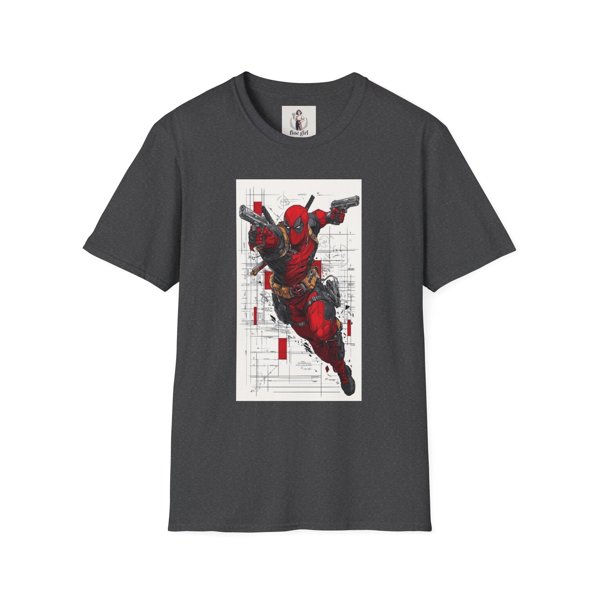 Deadpool Hero Unisex Softstyle T-Shirt