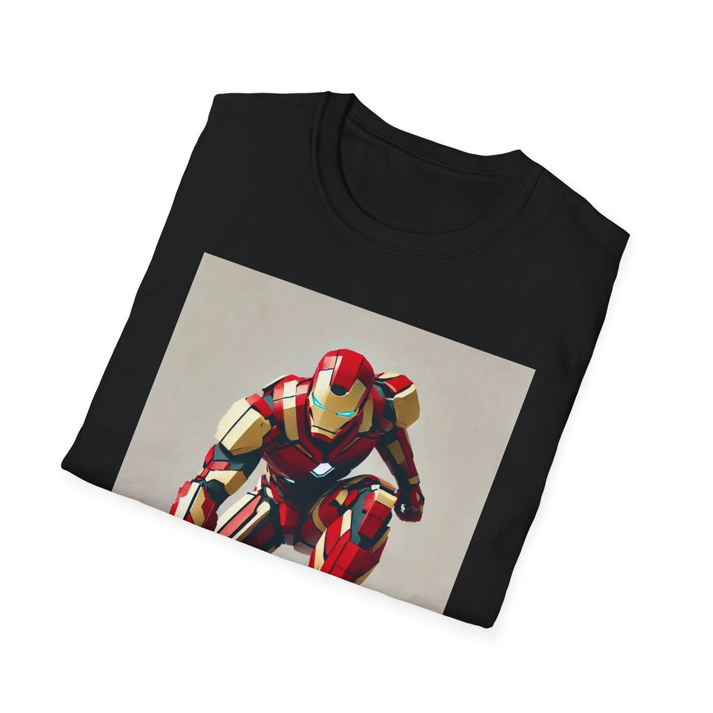 Iron Superhero Marvel T-Shirt - Comic Book Hero Unisex Tee, Graphic Top for Fans, Gift for Geeks, Justice League Shirt, Dark Knight