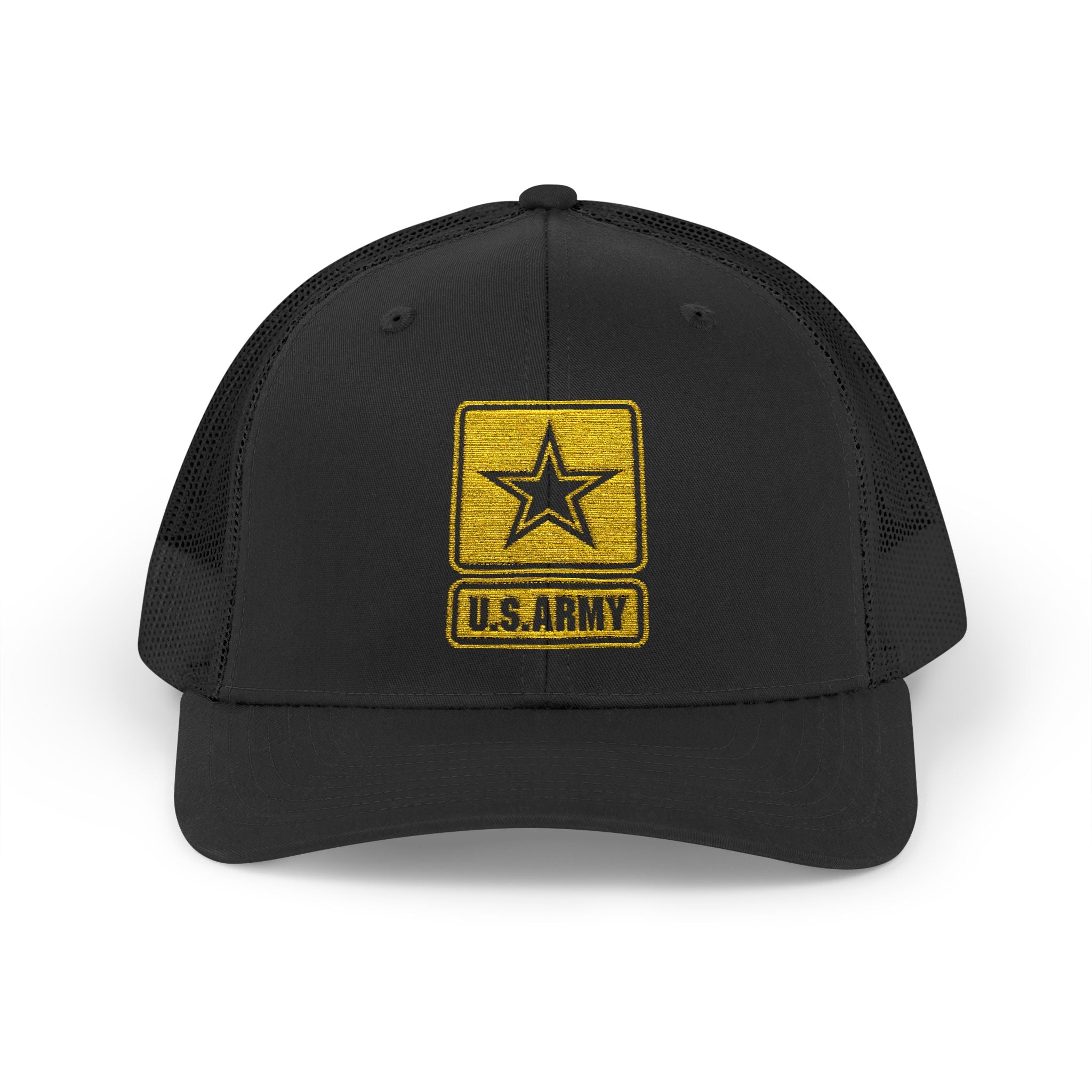 US Army Snapback Trucker Cap with Thin Red Line Design, Ideal for First Responders, Supportive Gifts, Memorials, Everyday Wear