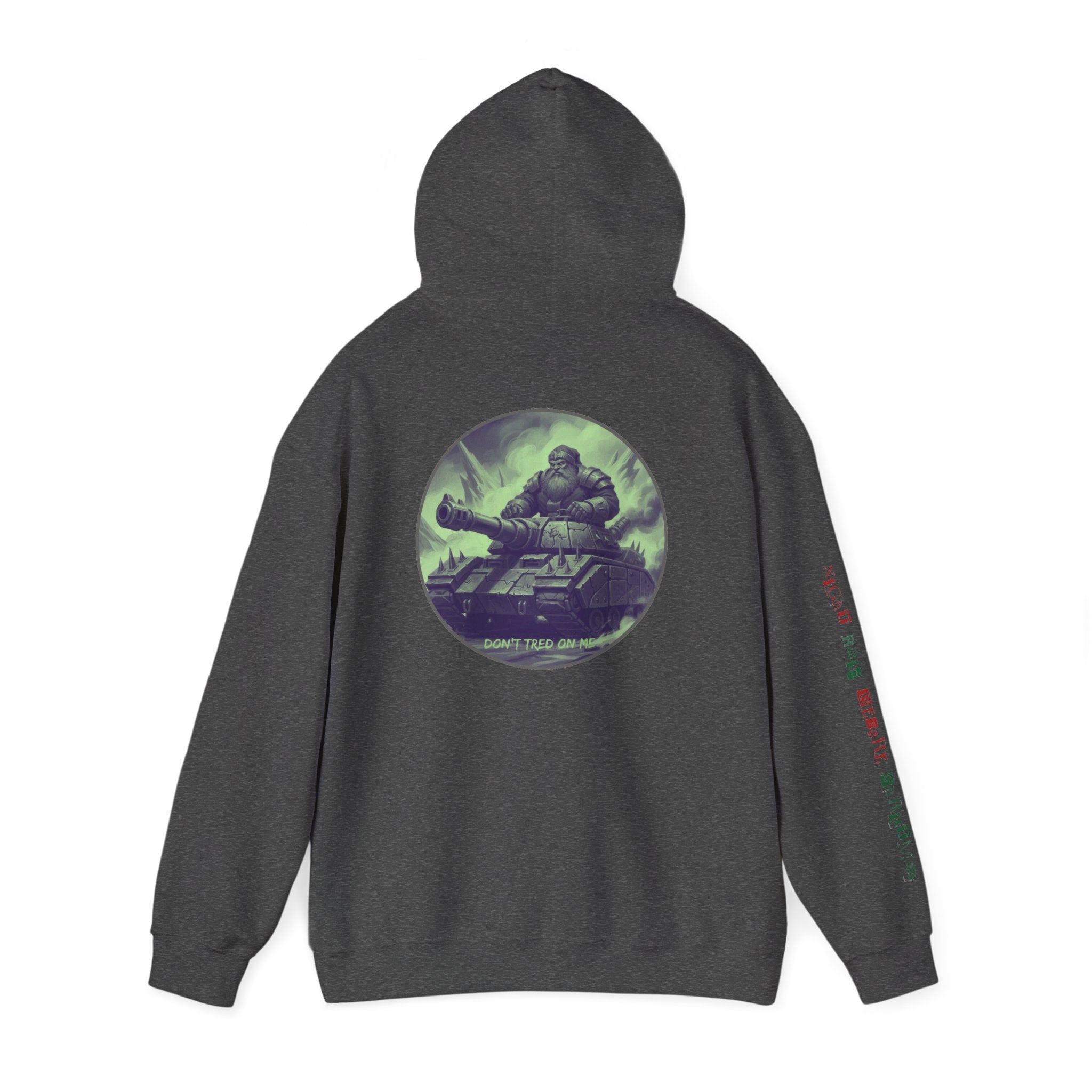 Santa Claus On A Tank Christmas Patriotic Hoodie Rebel Spirit Unisex Hoodie