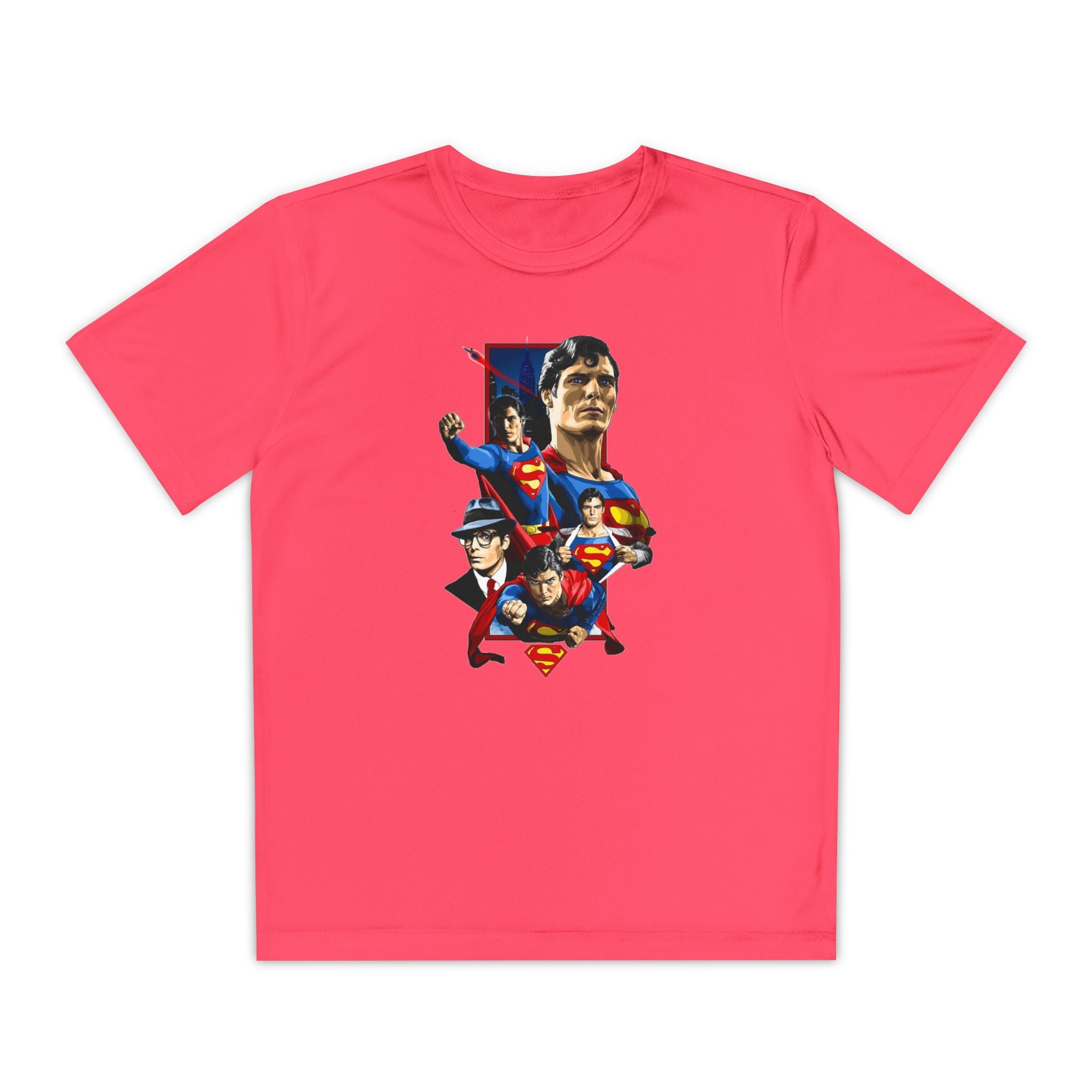 Superman Youth T-Shirt Sports Graphic Tee, Cool Athletic Shirt for Kids, Perfect for Sports Events, Team Spirit