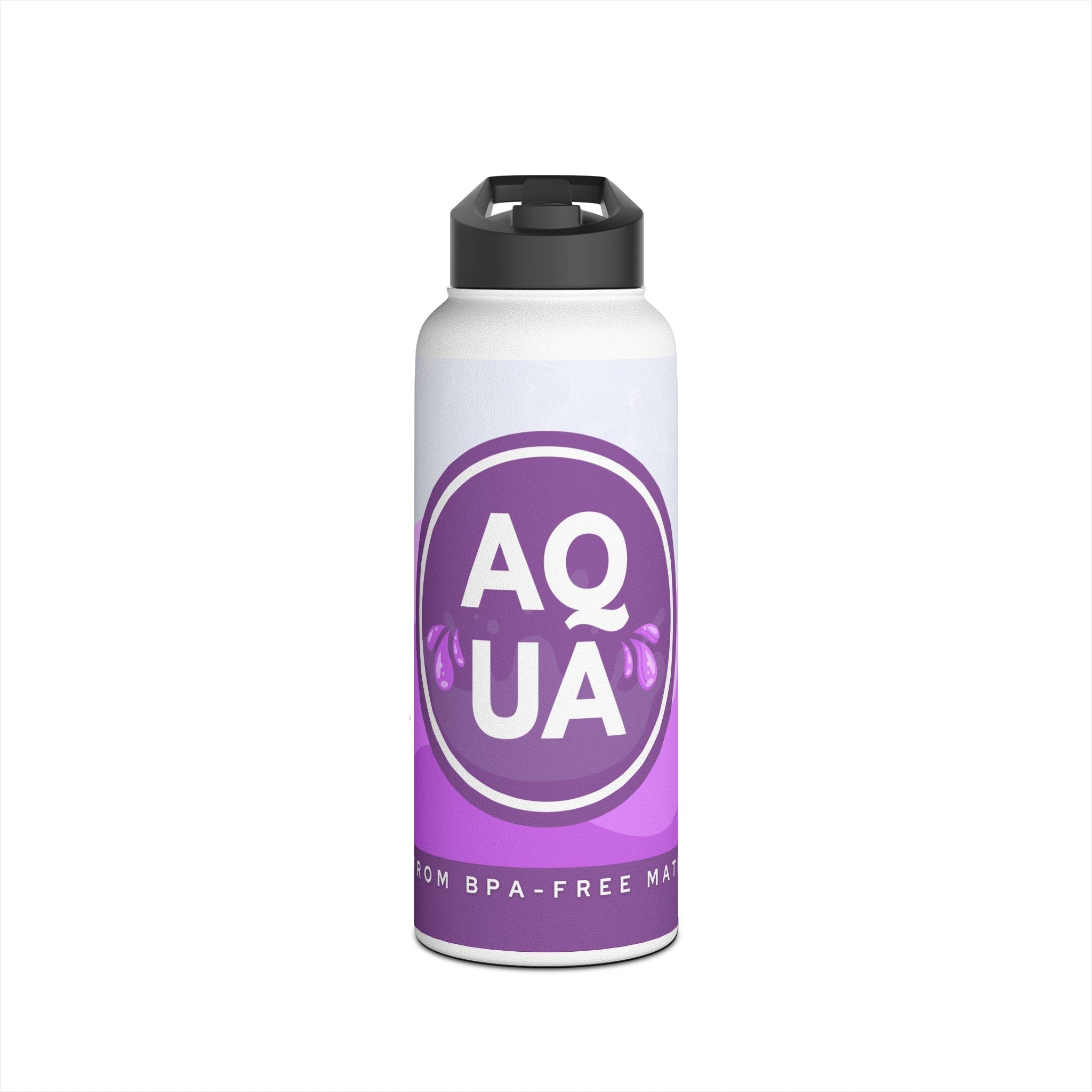 Aqua Stainless Steel Water Bottle, Eco-Friendly Hydration for Travel, Sports, Yoga, Gifts, Outdoor Adventures