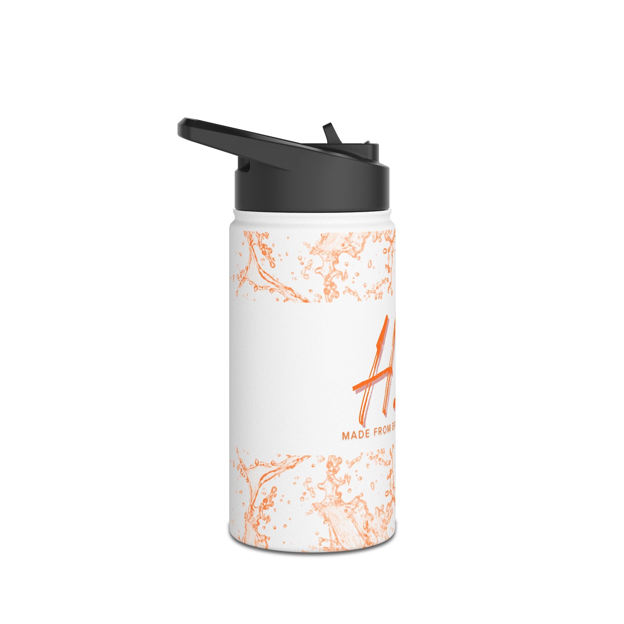 H2O Stainless Steel Water Bottle, Eco-Friendly Hydration for Travel, Sports, Yoga, Gifts, Outdoor Adventures