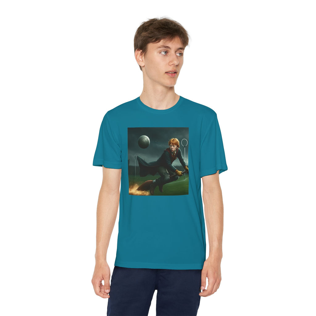 Youth Competitor Tee - Harry Potter, Wizard School Shirt, Magical Kids Top, Hogwarts Fan Gift, Sorcerer's Stone T-Shirt