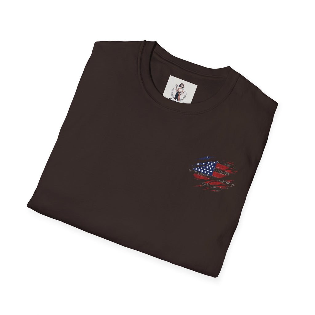 Paramedic Patriotic T-Shirt - USA Flag Tee, Fourth of July Shirt, American Pride Top, Independence Day Apparel, Red White Blue