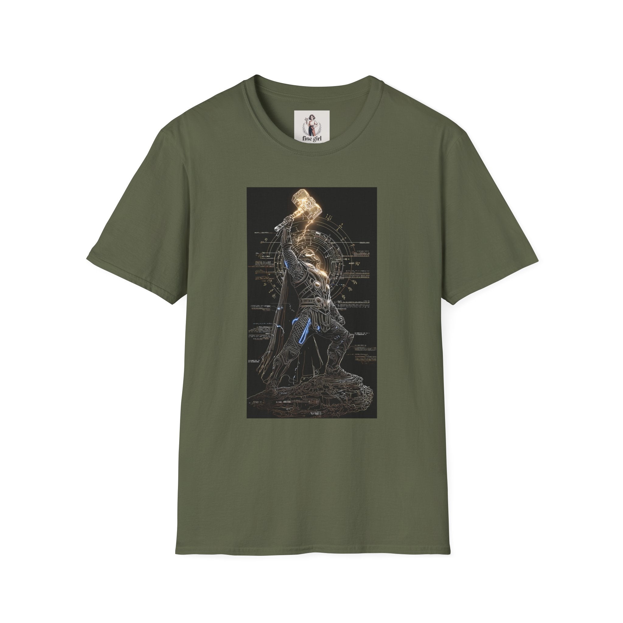 Thor Superhero Marvel Unisex Softstyle T-Shirt, Comic Book Tee, Geeky Clothing, Cosplay Costume Top