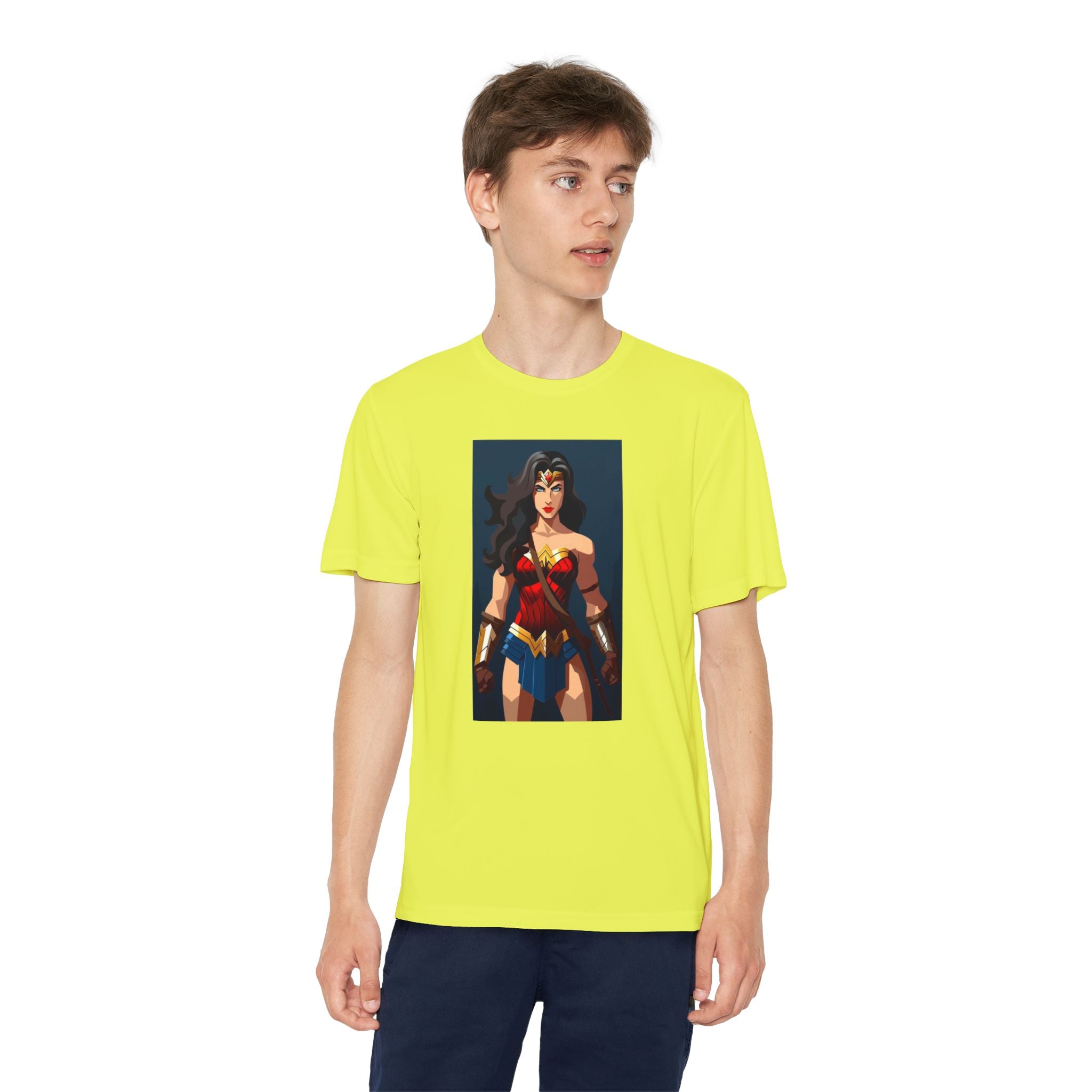 Superhero Youth T-Shirt Sports Graphic Tee, Cool Athletic Shirt for Kids