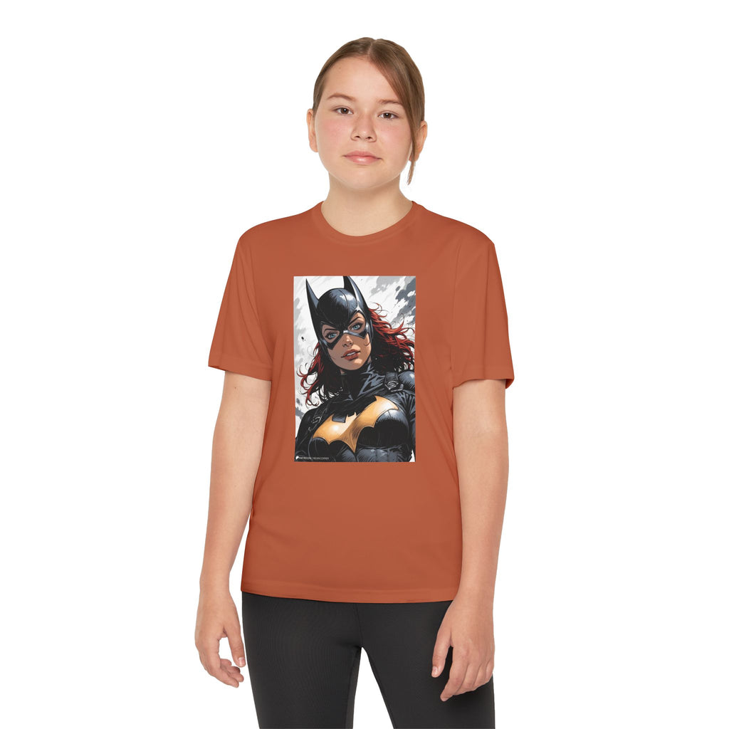Superhero Youth T-Shirt Sports Graphic Tee, Cool Athletic Shirt for Kids