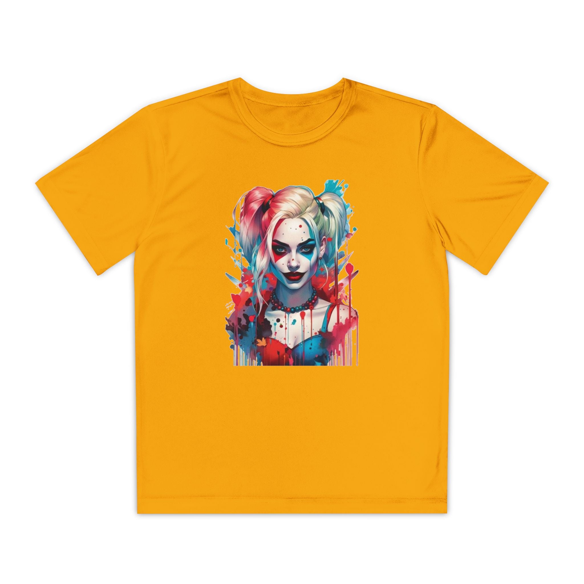 Superhero Youth T-Shirt Sports Graphic Tee, Cool Athletic Shirt for Kids
