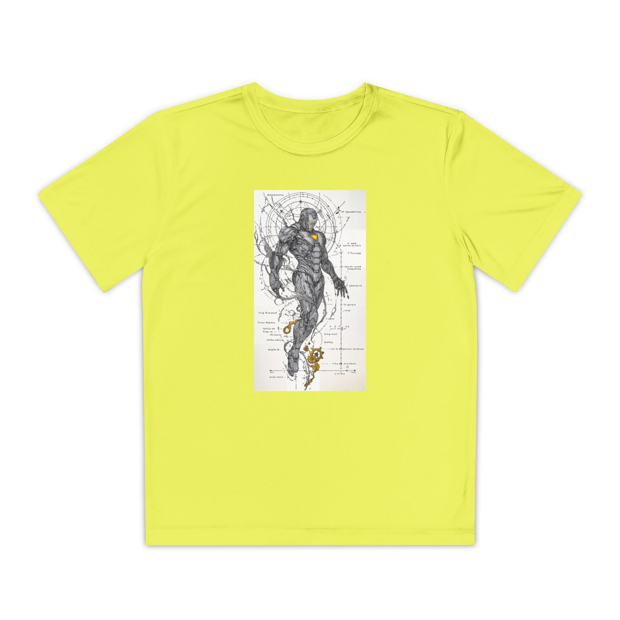 Superhero Youth T-Shirt Sports Graphic Tee, Cool Athletic Shirt for Kids