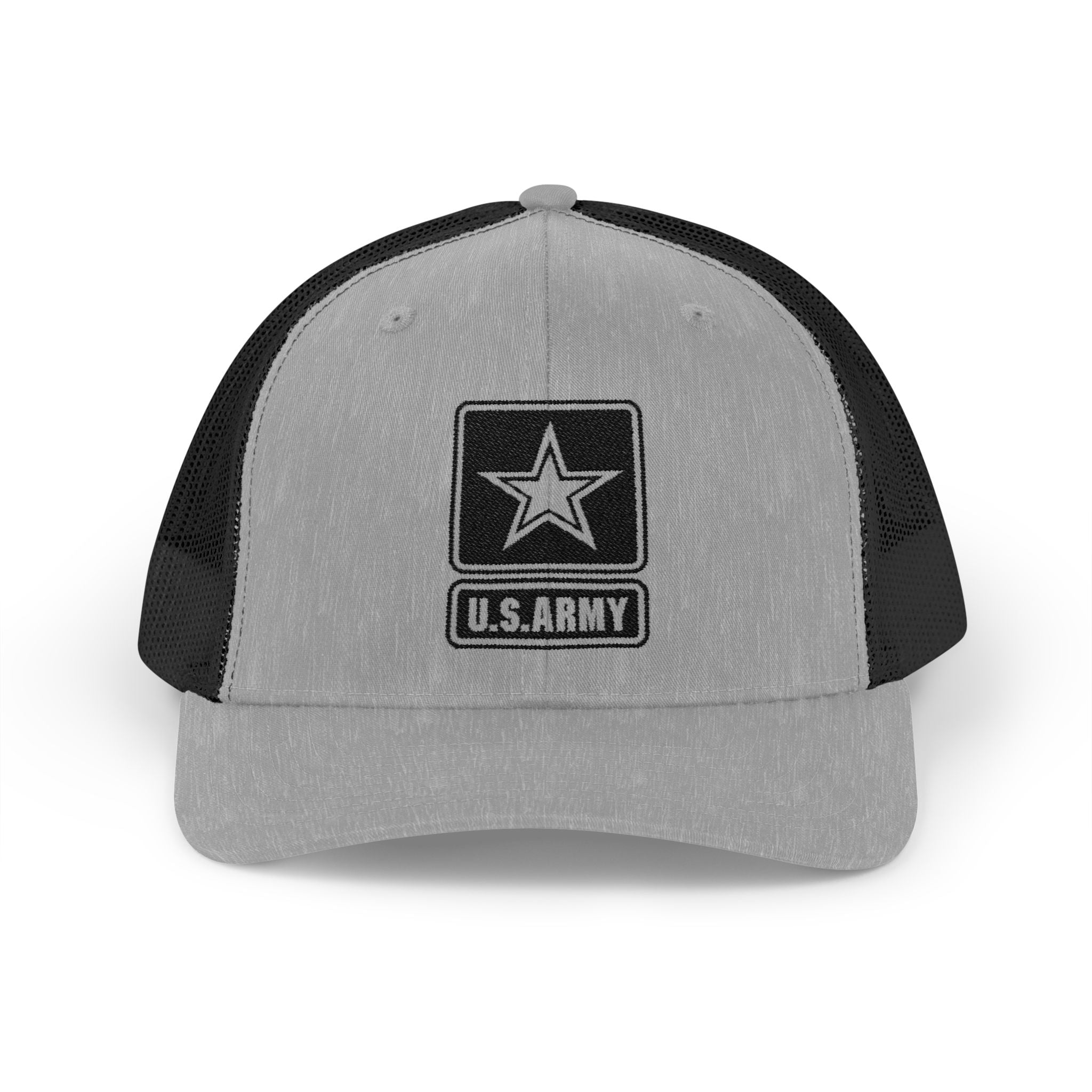 US Army Snapback Trucker Cap with Thin Red Line Design, Ideal for First Responders, Supportive Gifts, Memorials, Everyday Wear