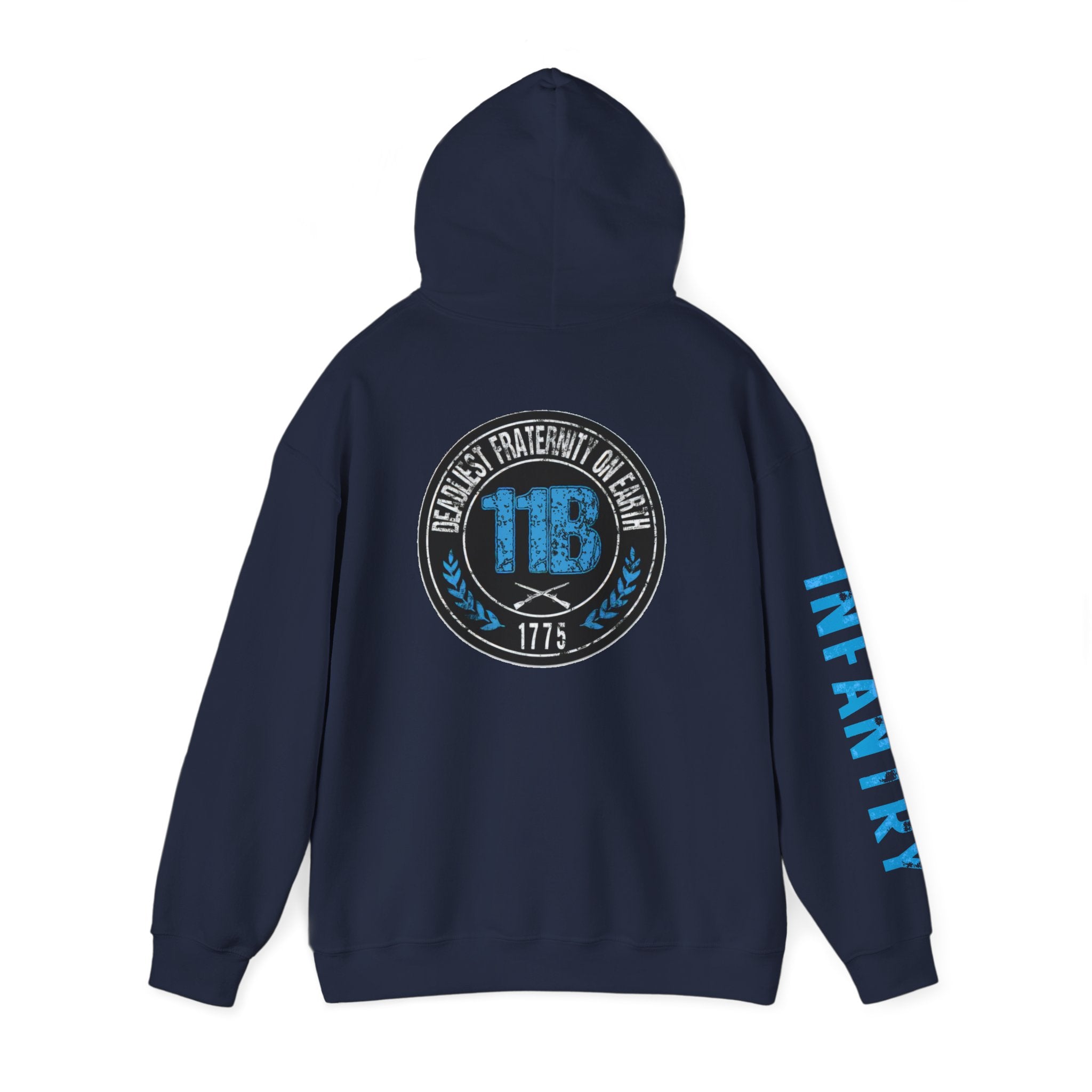 Hooded Sweatshirt - 11B (Infantry) Design