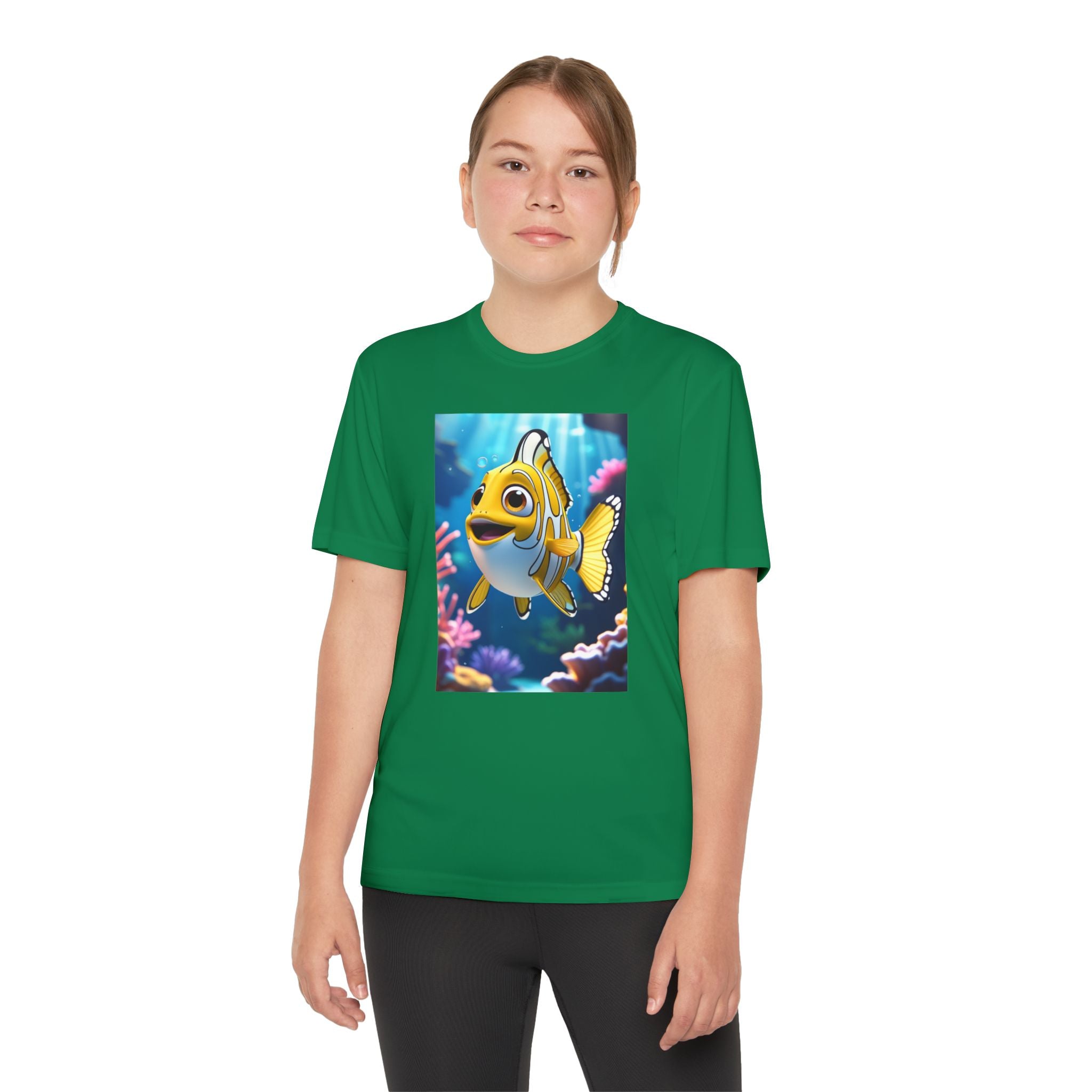 Nemo Fish Ocean Youth T-Shirt - Underwater Kids Tee, Finding Nemo Shirt, Beach Vacation Clothing, Ocean Lover Gift, Fish Theme Top