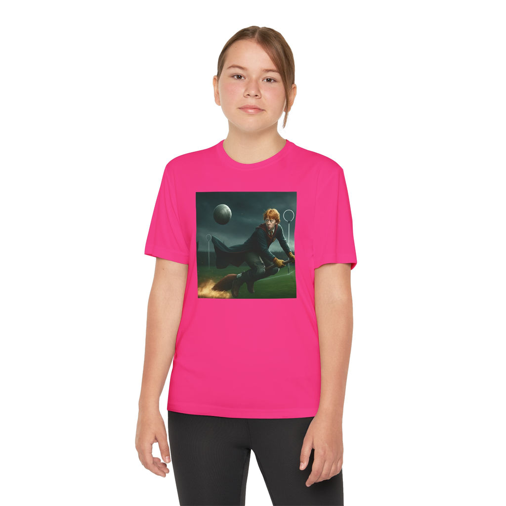 Youth Competitor Tee - Harry Potter, Wizard School Shirt, Magical Kids Top, Hogwarts Fan Gift, Sorcerer's Stone T-Shirt