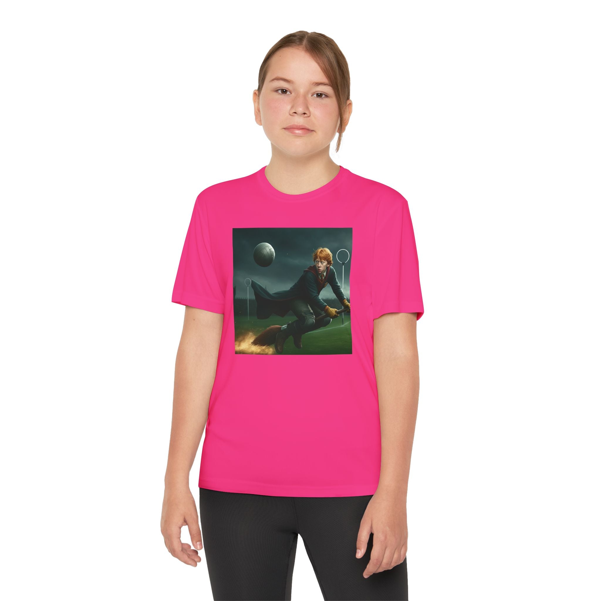 Youth Competitor Tee - Harry Potter, Wizard School Shirt, Magical Kids Top, Hogwarts Fan Gift, Sorcerer's Stone T-Shirt