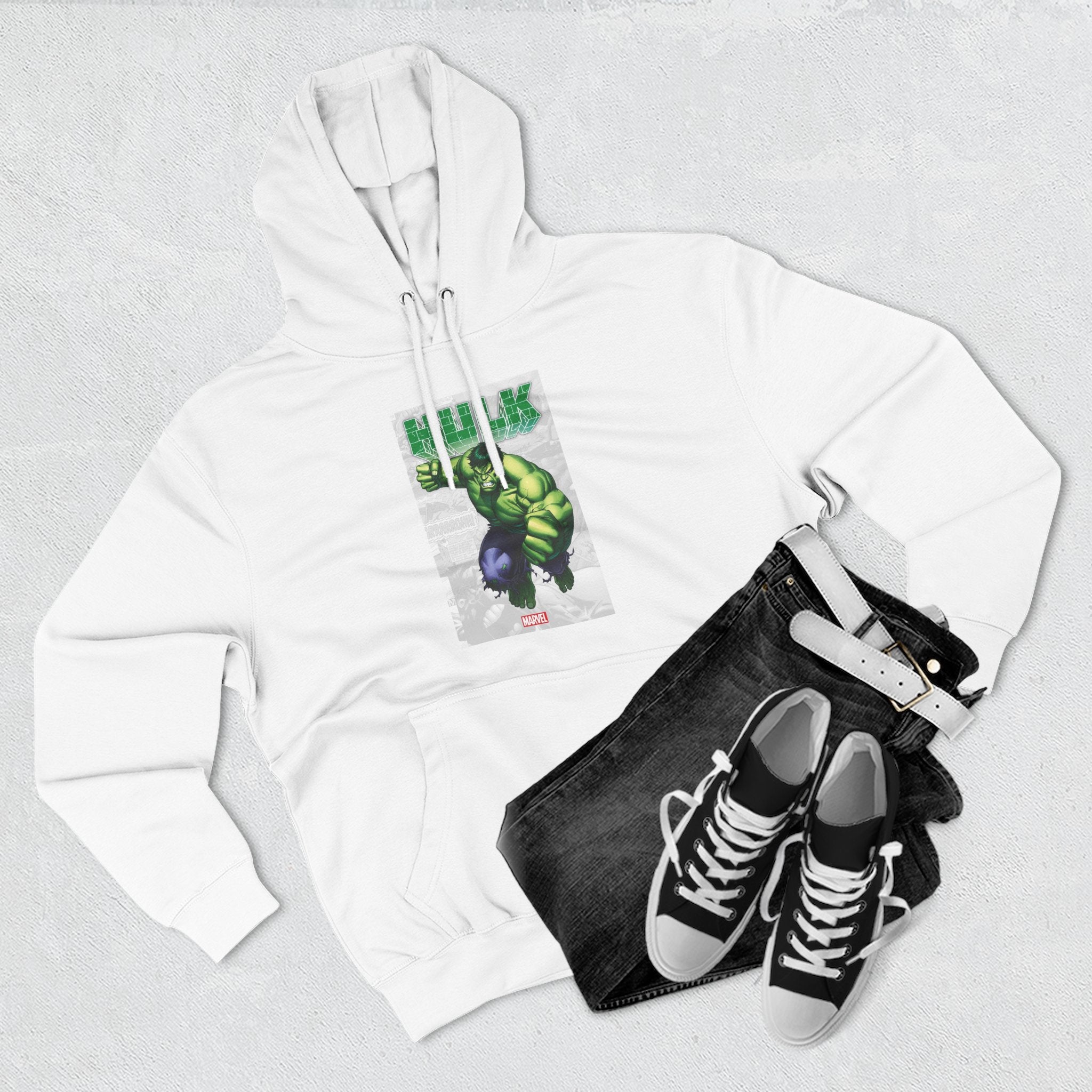The Incredible Hulk Three-Panel Fleece Hoodie
