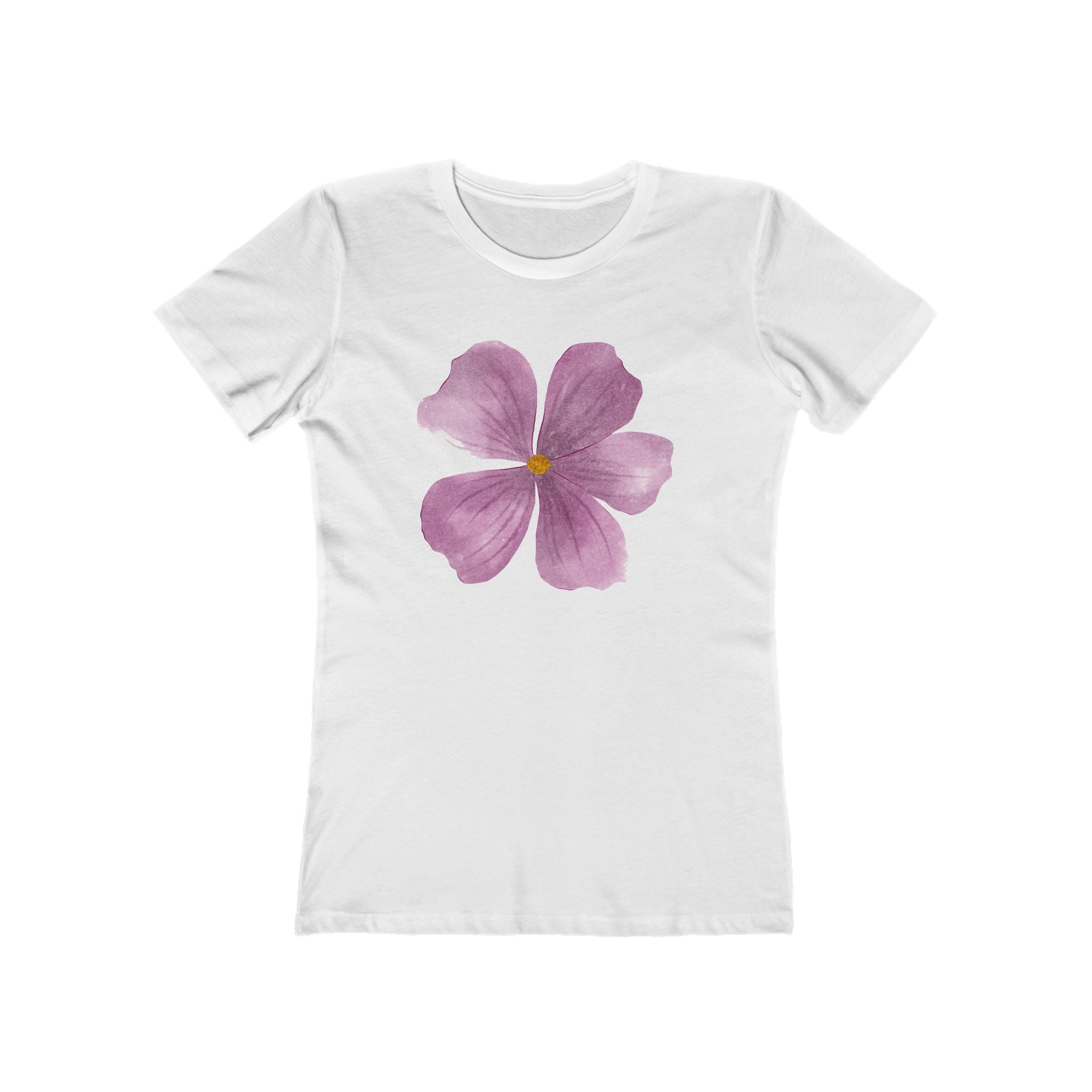 Flower Women's Tshirt, Floral Graphic Tee, Casual Top for Her, Spring Blossom Shirt, Botanical Print Blouse
