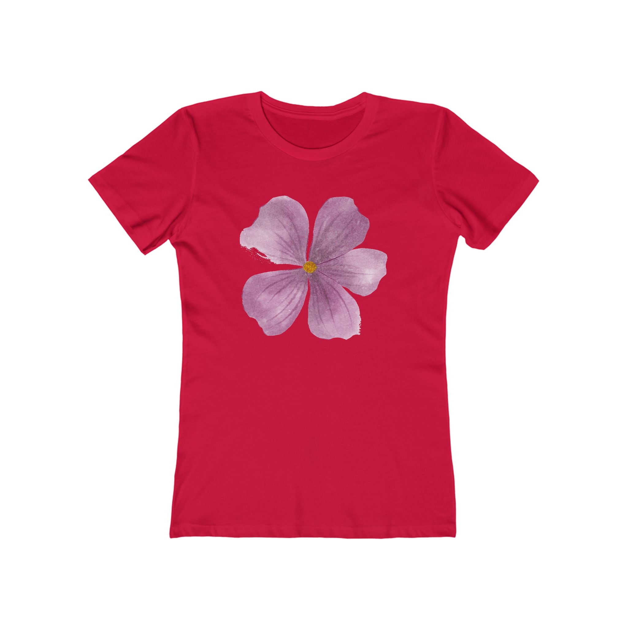 Flower Women's Tshirt, Floral Graphic Tee, Casual Top for Her, Spring Blossom Shirt, Botanical Print Blouse