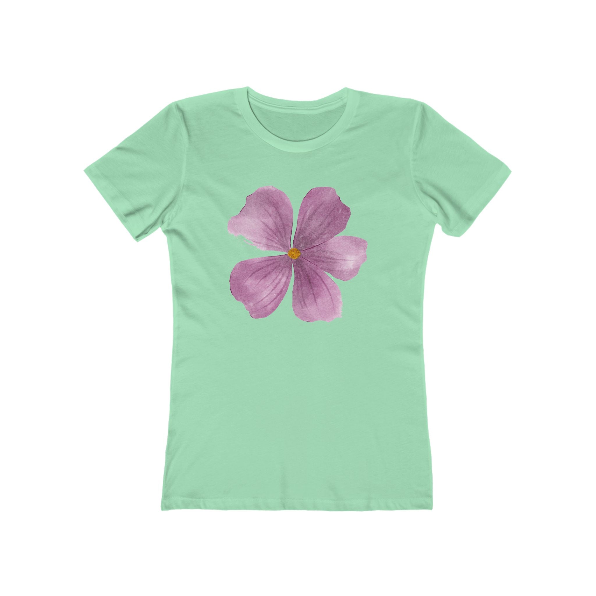 Flower Women's Tshirt, Floral Graphic Tee, Casual Top for Her, Spring Blossom Shirt, Botanical Print Blouse