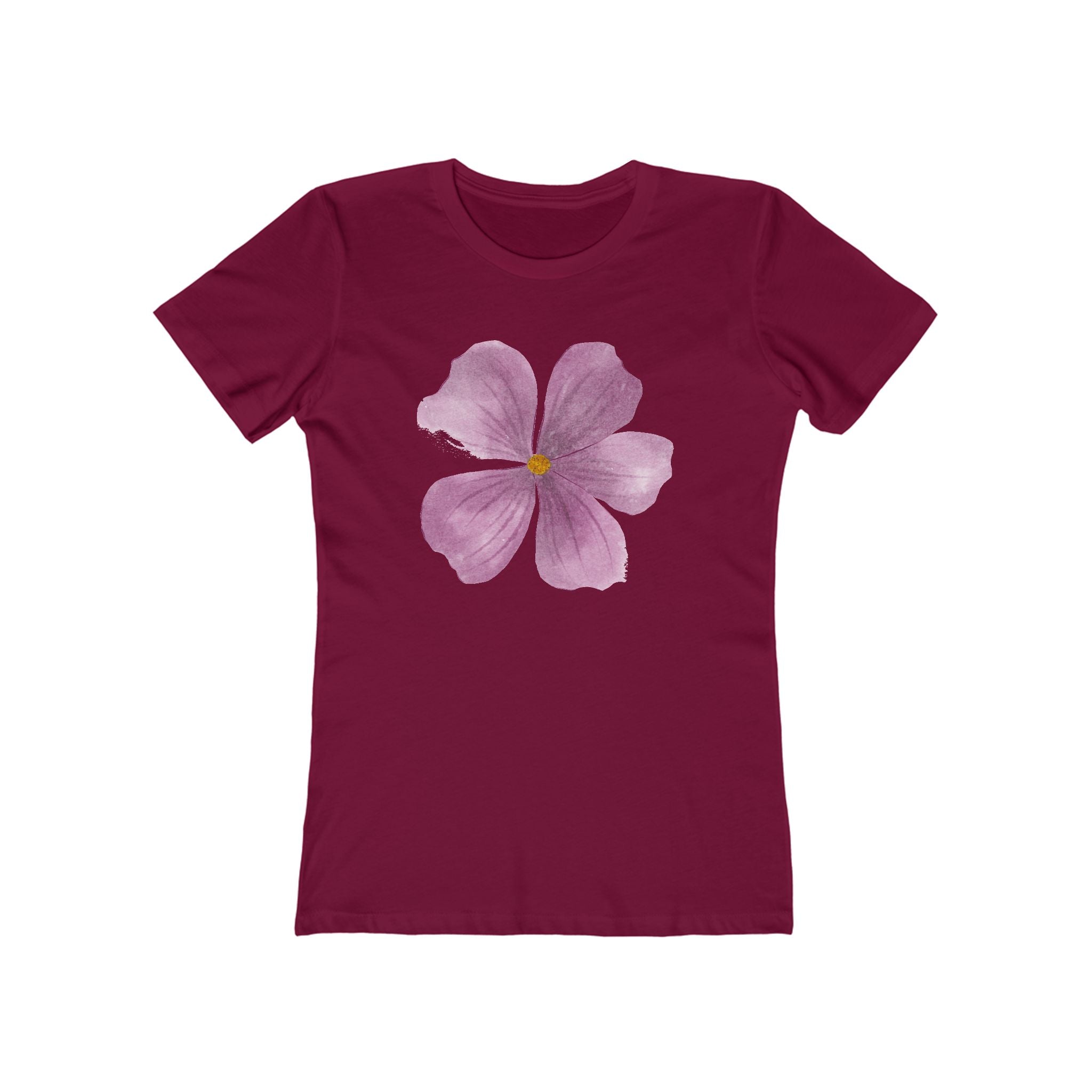 Flower Women's Tshirt, Floral Graphic Tee, Casual Top for Her, Spring Blossom Shirt, Botanical Print Blouse