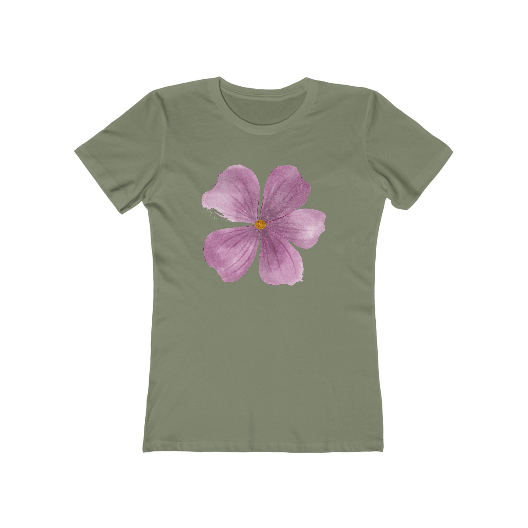 Flower Women's Tshirt, Floral Graphic Tee, Casual Top for Her, Spring Blossom Shirt, Botanical Print Blouse