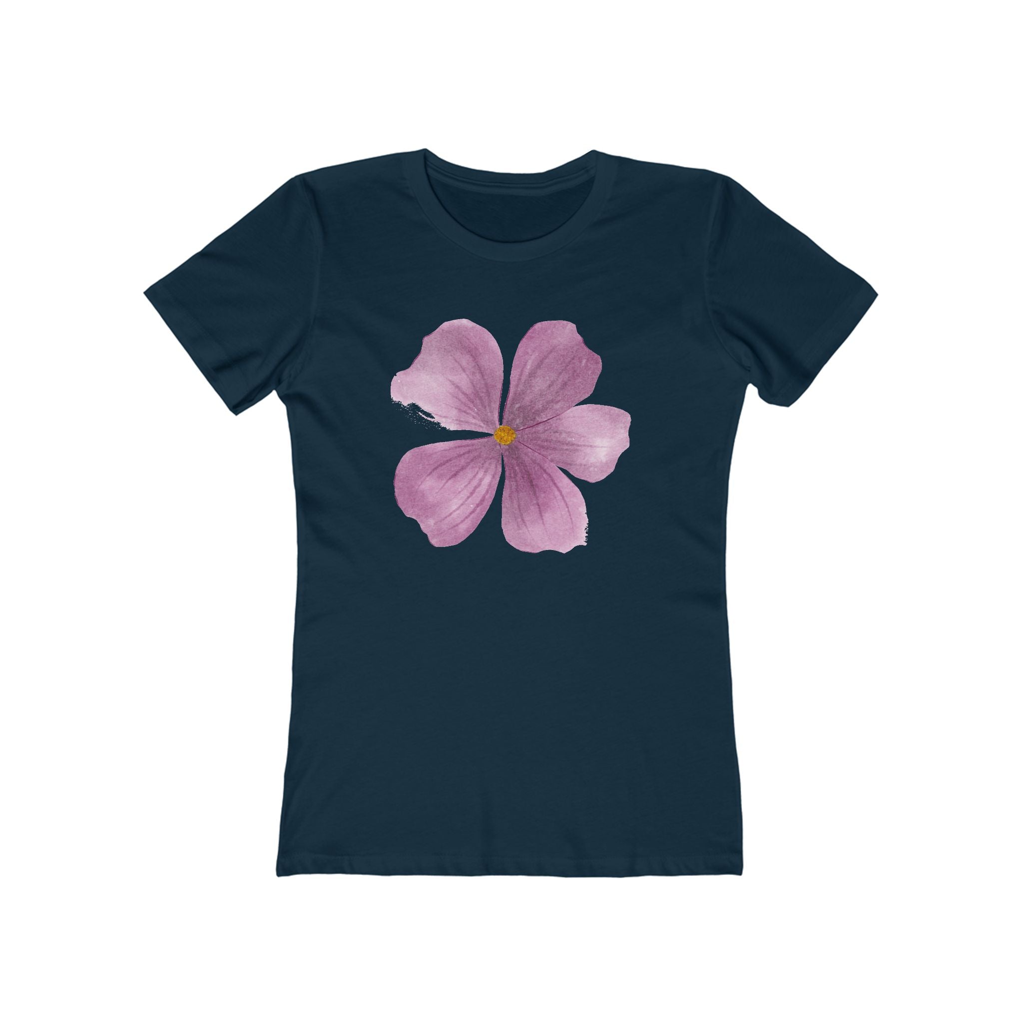 Flower Women's Tshirt, Floral Graphic Tee, Casual Top for Her, Spring Blossom Shirt, Botanical Print Blouse