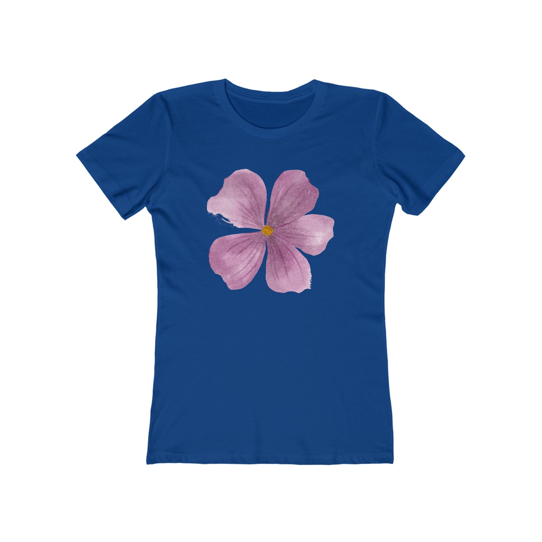 Flower Women's Tshirt, Floral Graphic Tee, Casual Top for Her, Spring Blossom Shirt, Botanical Print Blouse