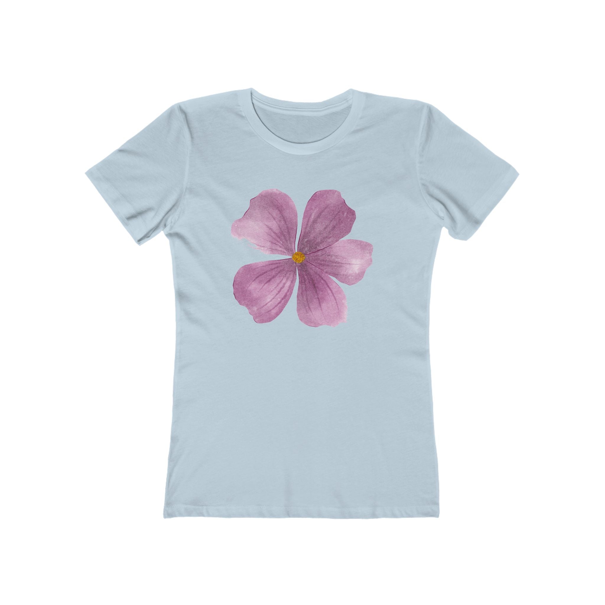Flower Women's Tshirt, Floral Graphic Tee, Casual Top for Her, Spring Blossom Shirt, Botanical Print Blouse