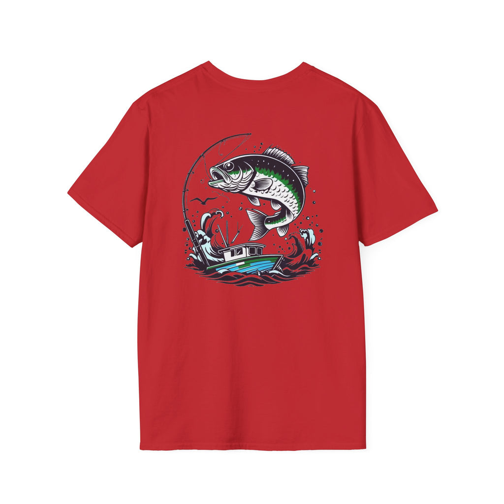 Patriotic Fishing Tshirt, American Flag Tee, 4th of July Shirt, USA Independence Day Top, Patriotic Graphic Tee, Unisex Patriotic