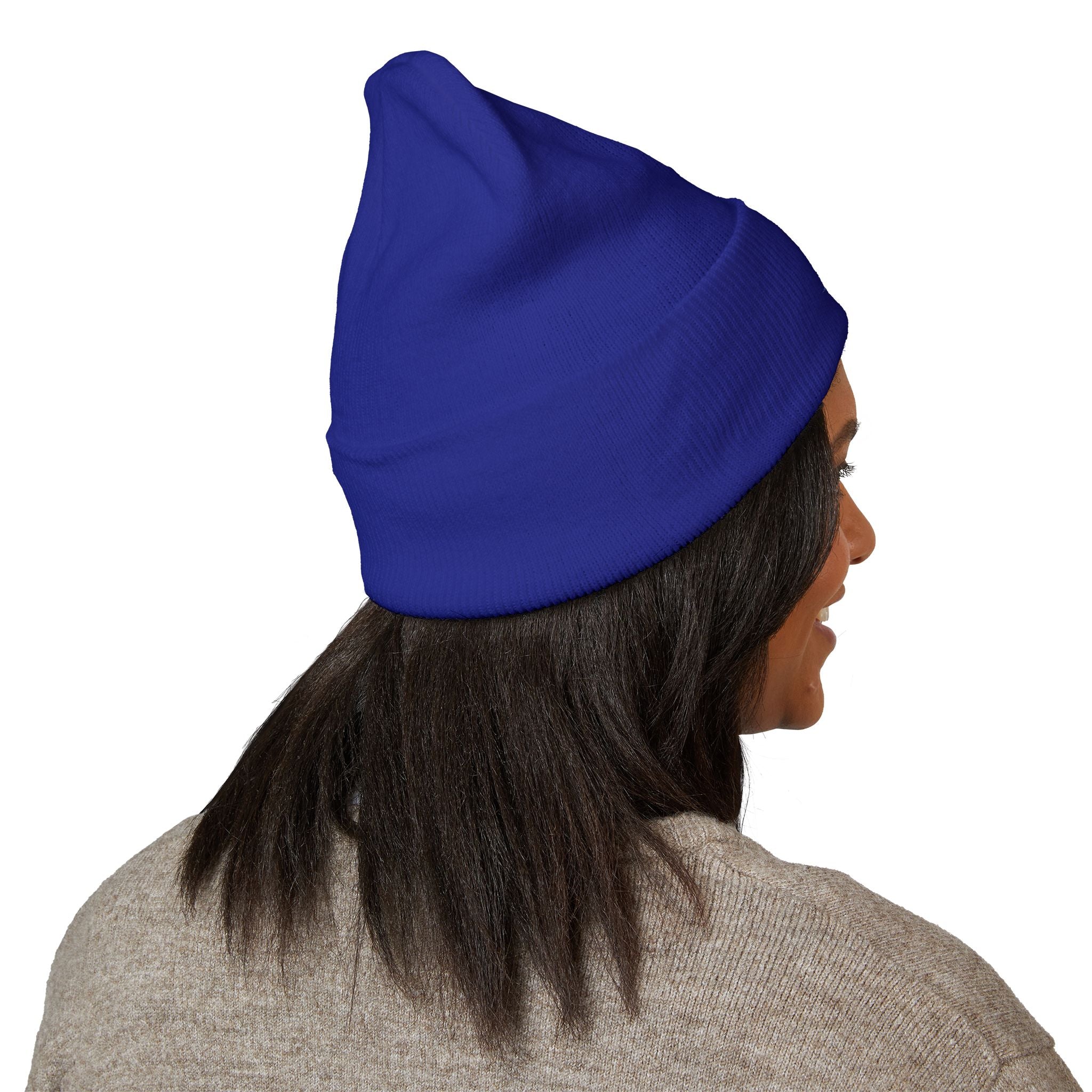 Embroidered Patriotic Fishing Beanie, Fisherman Gift, Outdoor Apparel, Fishing Gear, Angler Hat, Fishing Lure Beanie