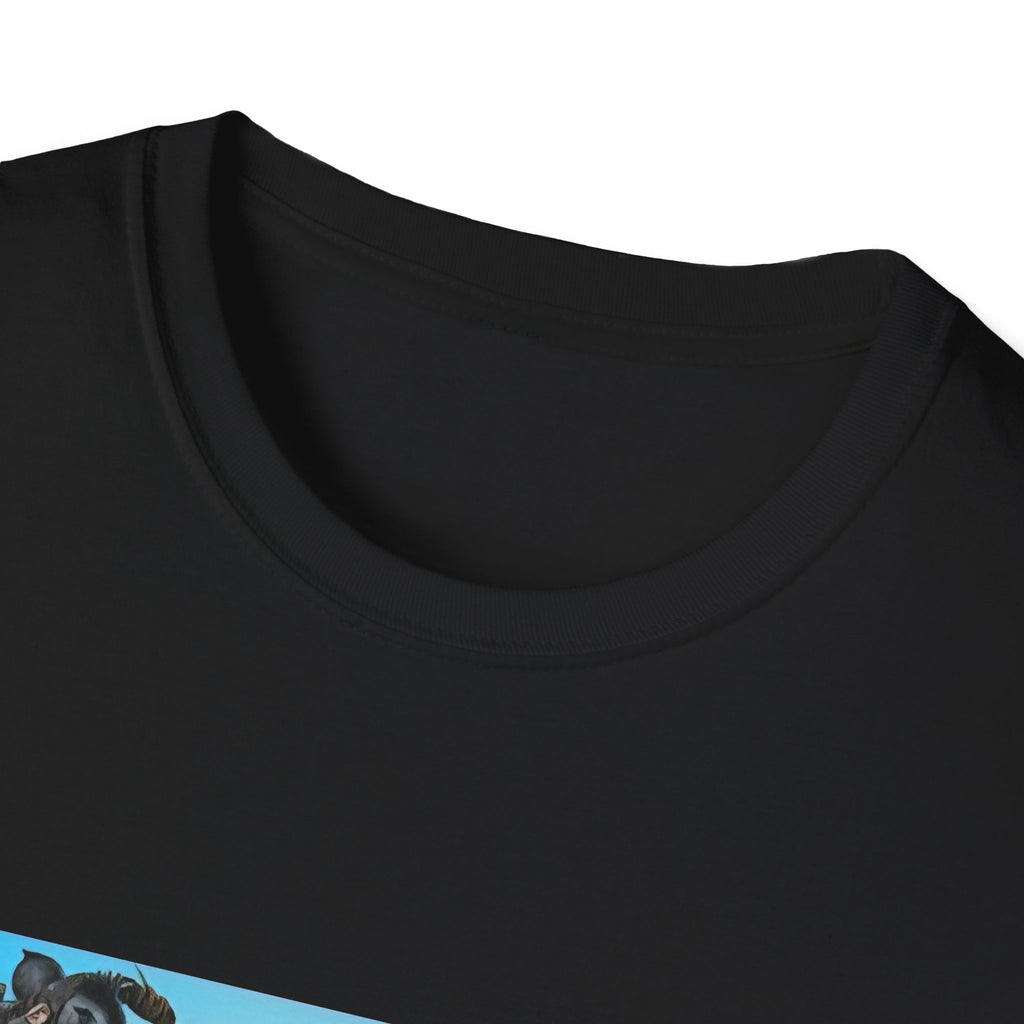 Kung Fu Panda Unisex Softstyle T-Shirt, DreamWorks Animation Youth Competitor Tee, Graphic Tee, Movie Fan Gift, Cult Classic Shirt, Comfy