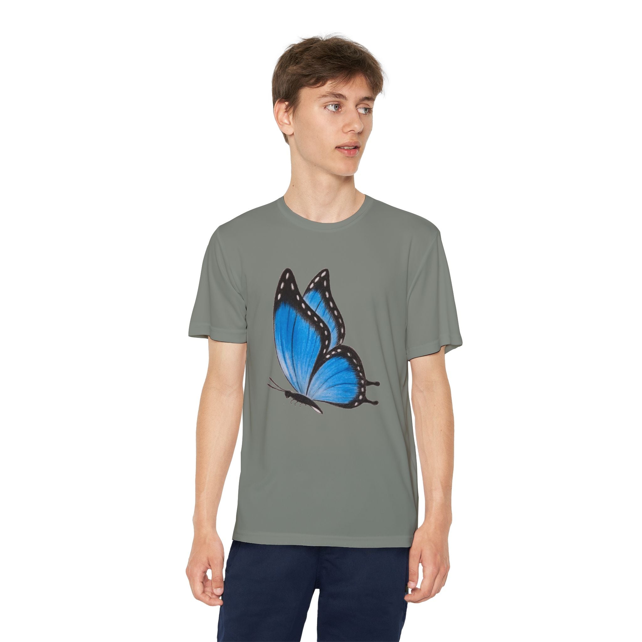 Butterffy Youth T-Shirt Sports Graphic Tee, Cool Athletic Shirt for Kids, Perfect for Sports Events, Team Spirit