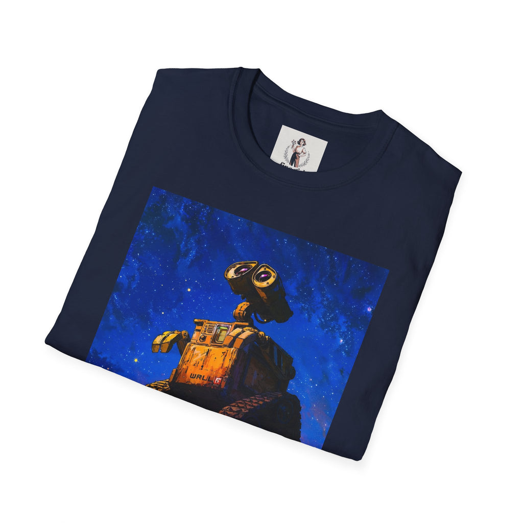 Wall-E Pixar Animation Unisex T-Shirt, Walt Disney Tee, Movie Lover Gift, Graphic Novelty Shirt, Cartoon Character Apparel