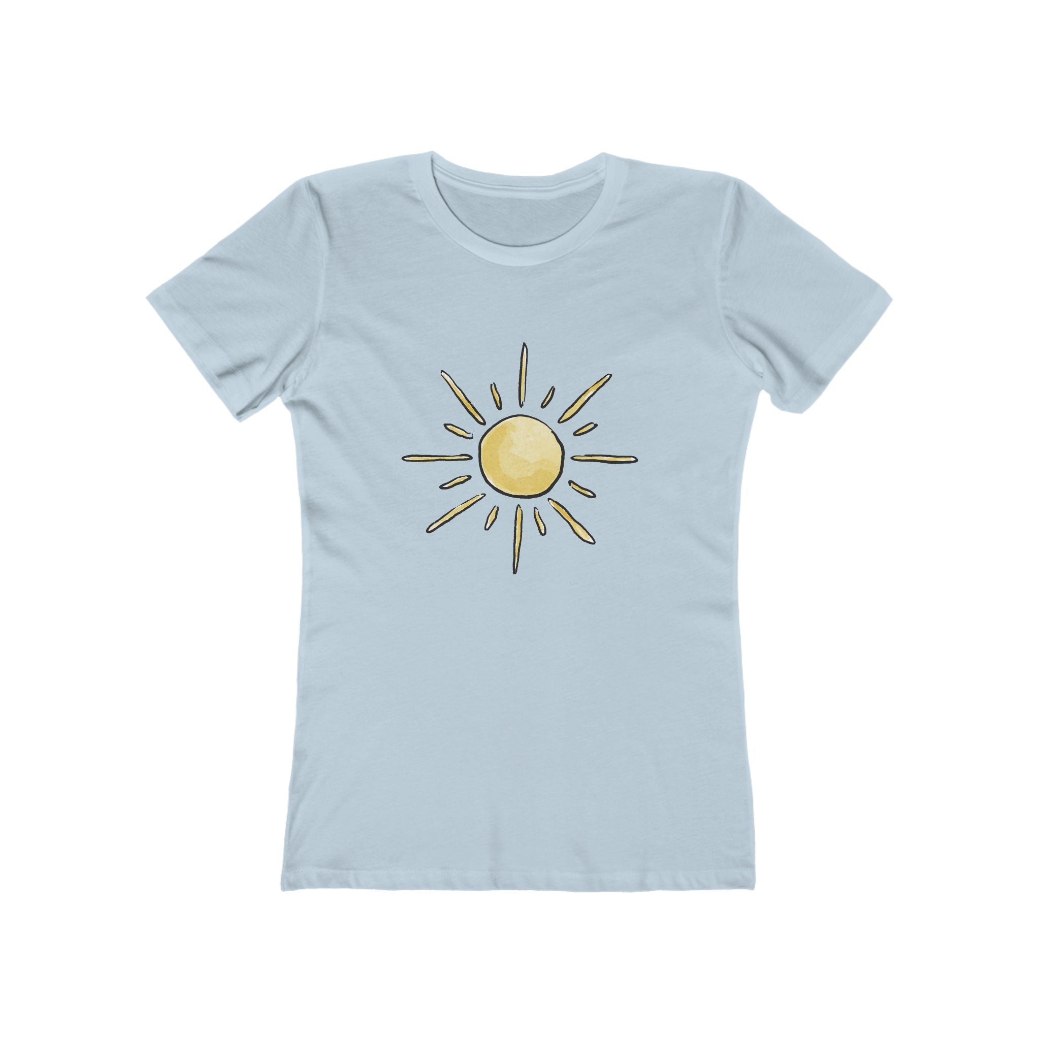 Sun Women's Tshirt, Cute Graphic Tee, Summer Vibes Shirt, Casual Top, Beach Apparel, Vacation Clothing