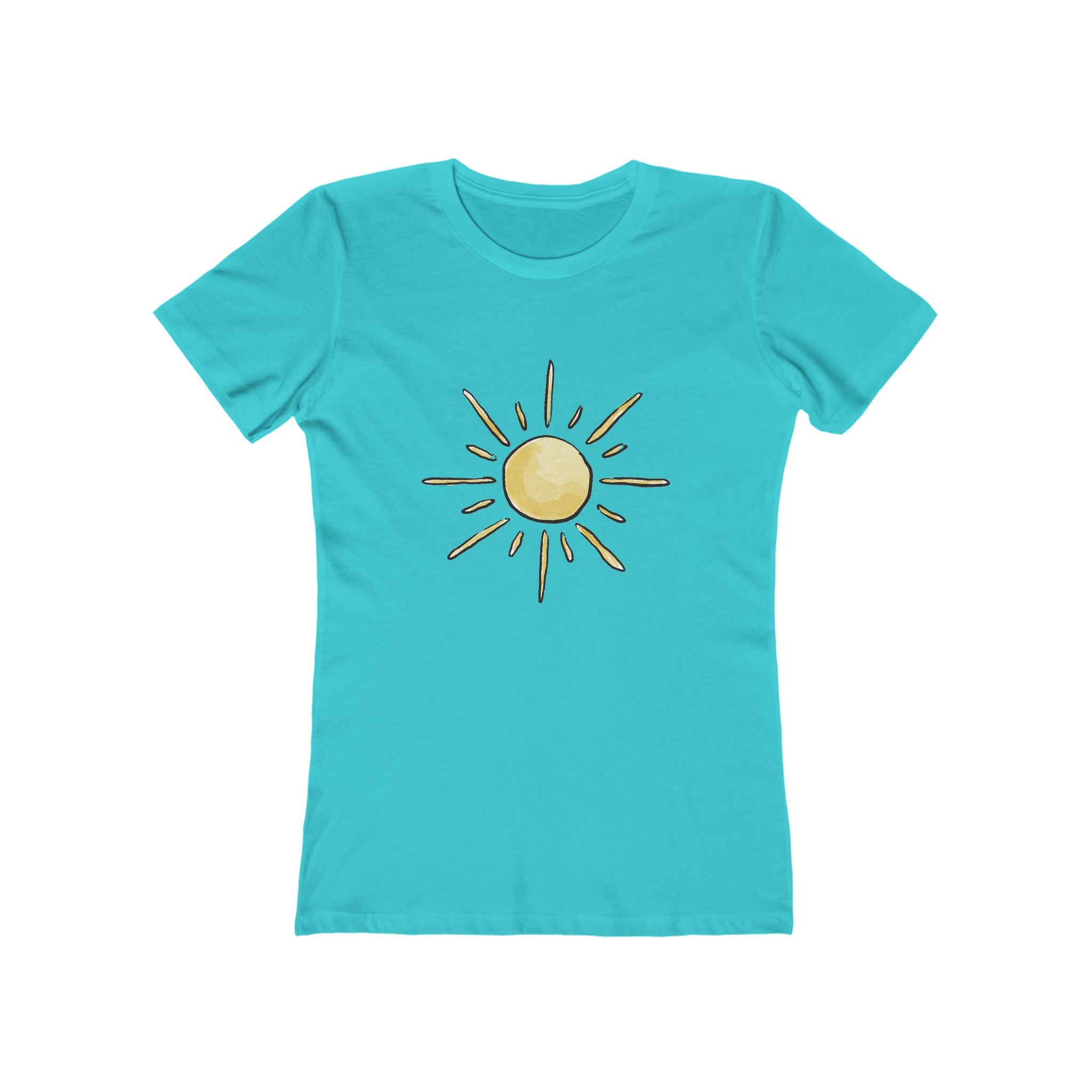 Sun Women's Tshirt, Cute Graphic Tee, Summer Vibes Shirt, Casual Top, Beach Apparel, Vacation Clothing