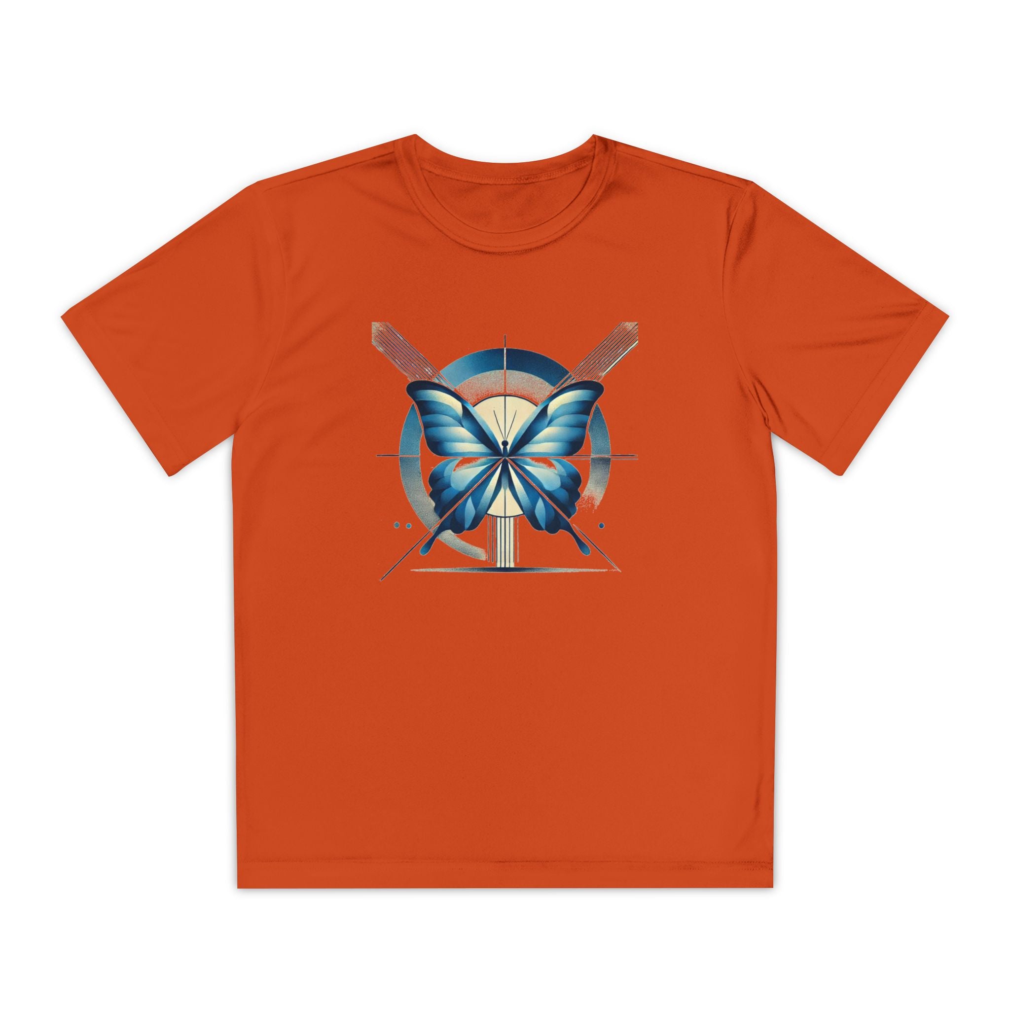 Butterffy Youth T-Shirt Sports Graphic Tee, Cool Athletic Shirt for Kids, Perfect for Sports Events, Team Spirit