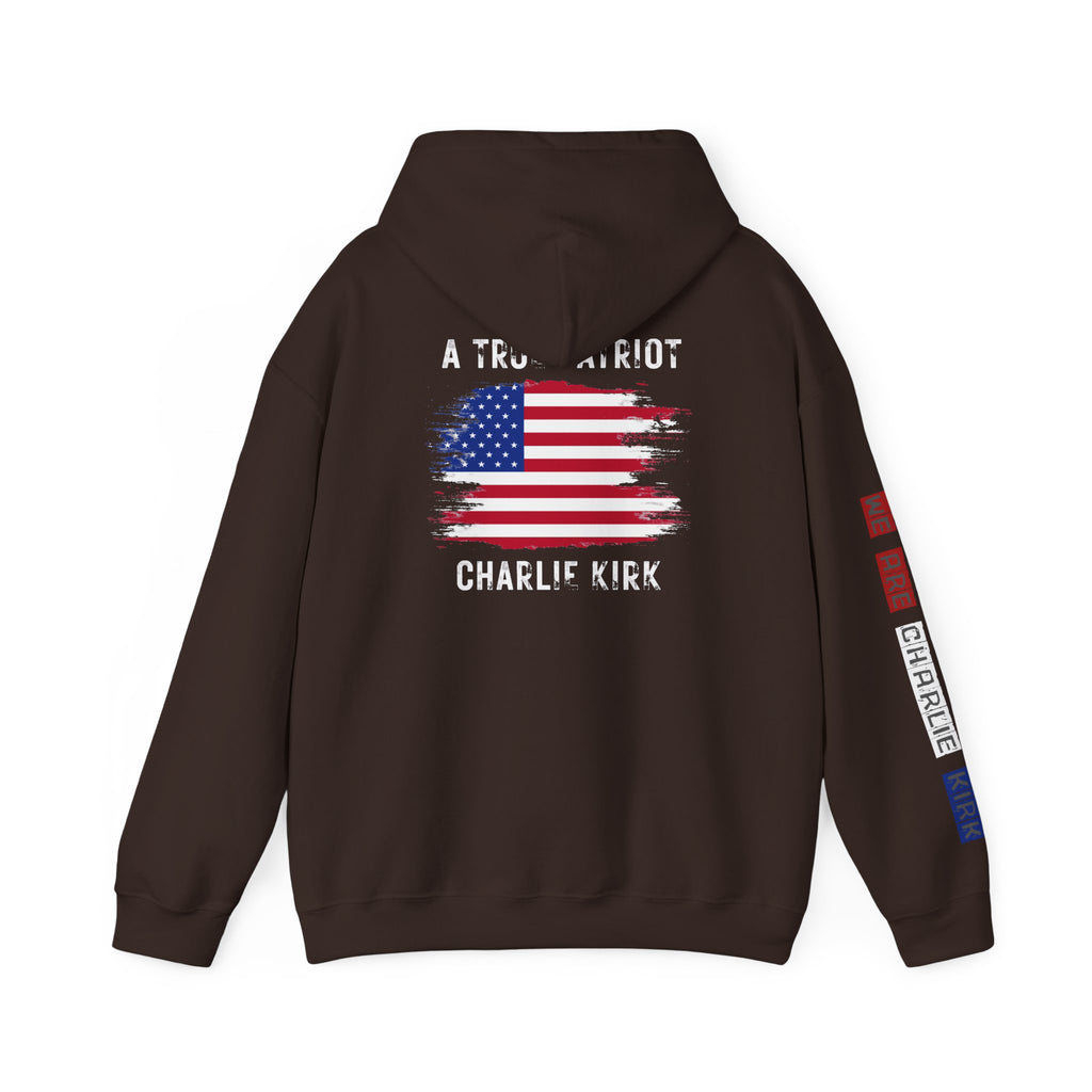 Charlie kirk Patriotic Hoodie Rebel Spirit Unisex Hoodie