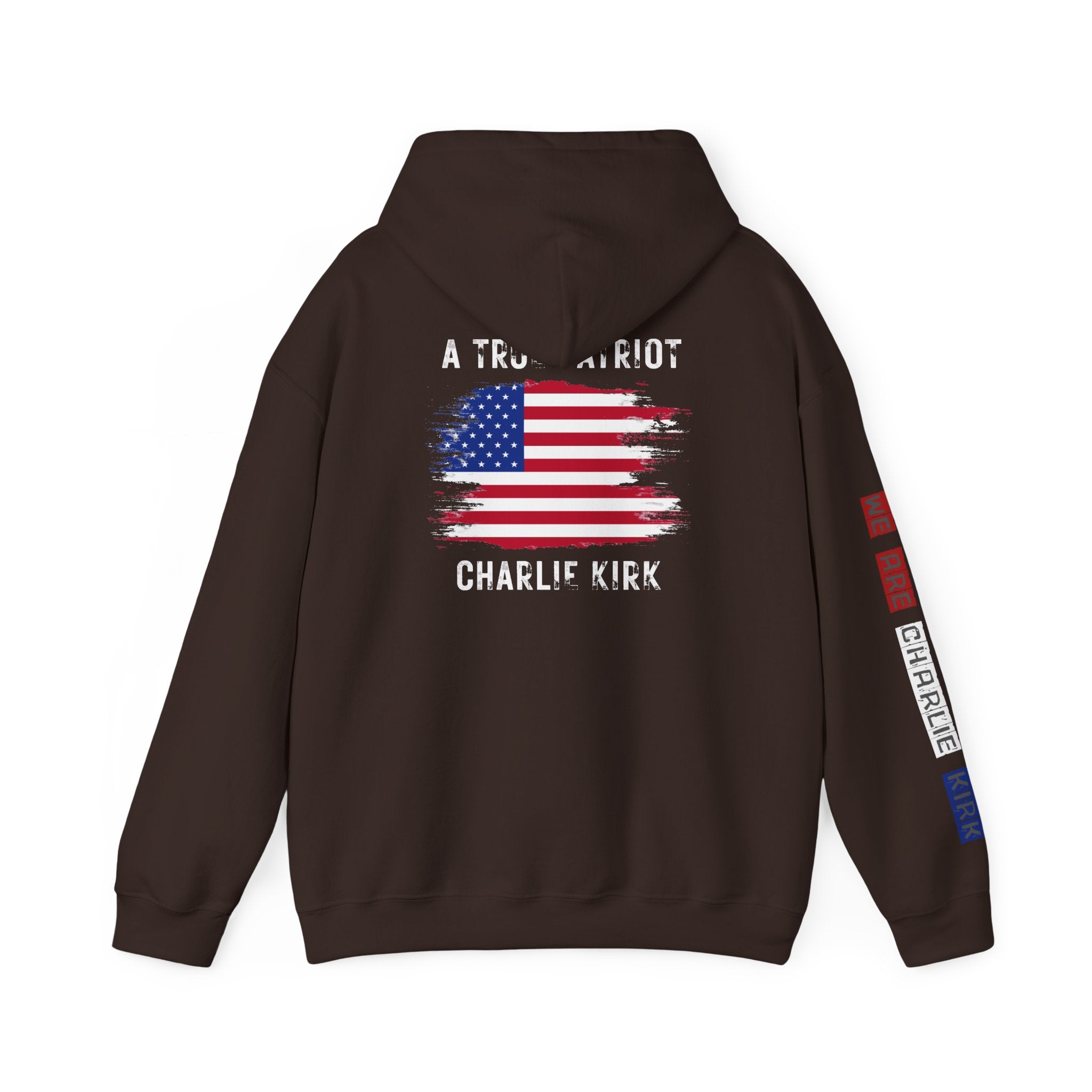 Charlie kirk Patriotic Hoodie Rebel Spirit Unisex Hoodie