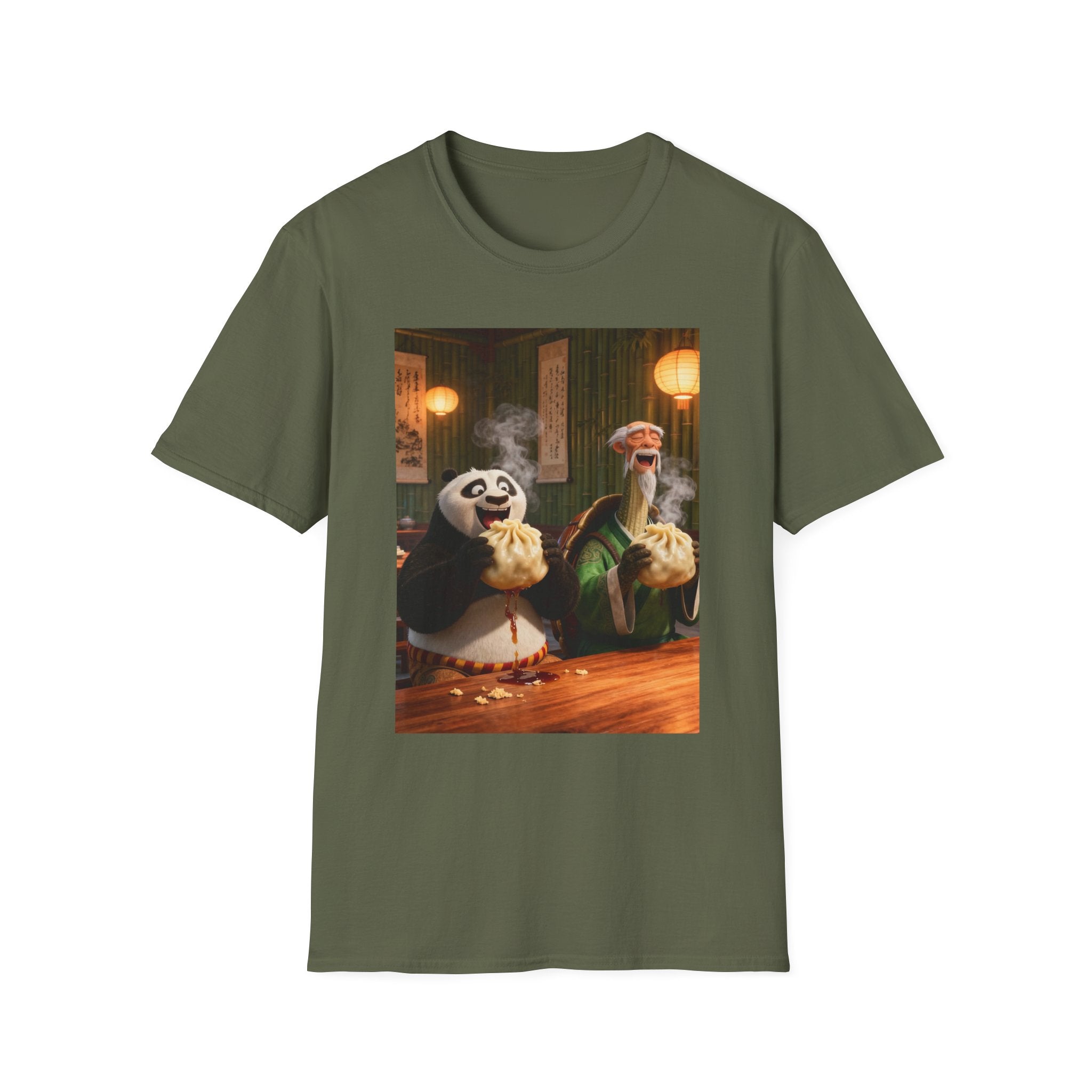 Kung Fu Panda Unisex Softstyle T-Shirt, DreamWorks Animation Youth Competitor Tee, Graphic Tee, Movie Fan Gift, Cult Classic Shirt, Comfy