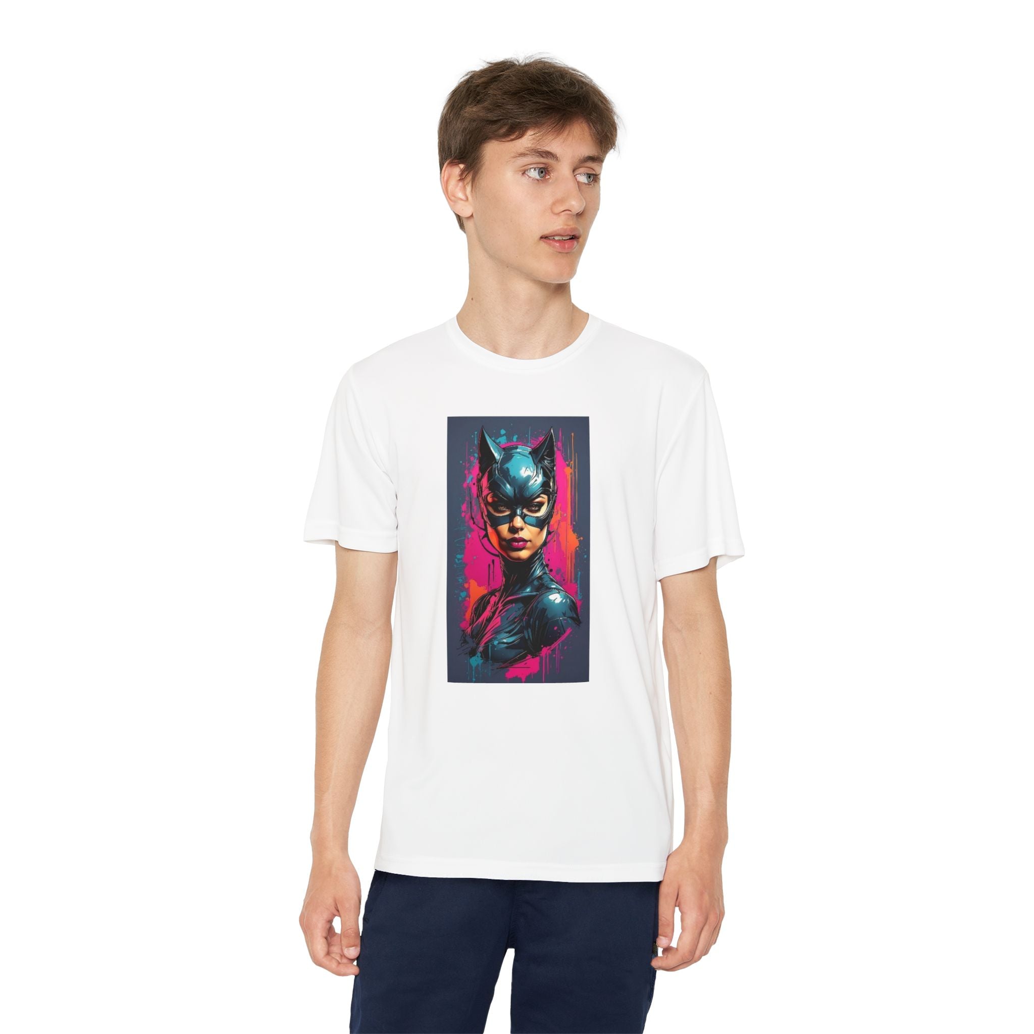 Superhero Youth T-Shirt Sports Graphic Tee, Cool Athletic Shirt for Kids