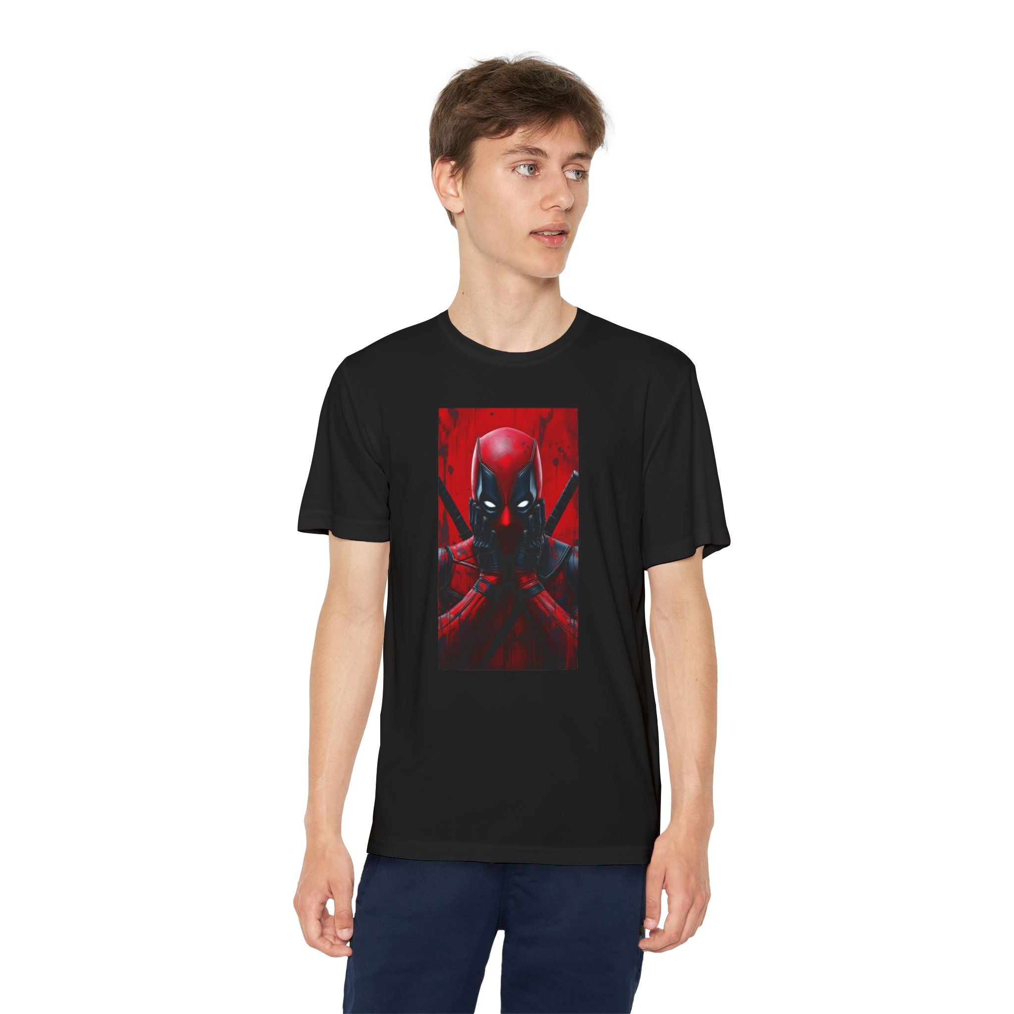 Deadpool Superhero Marvel Patriotic, Kids Graphic T-Shirt, Boys Hero Top, Girls Comic Book Clothing, Birthday