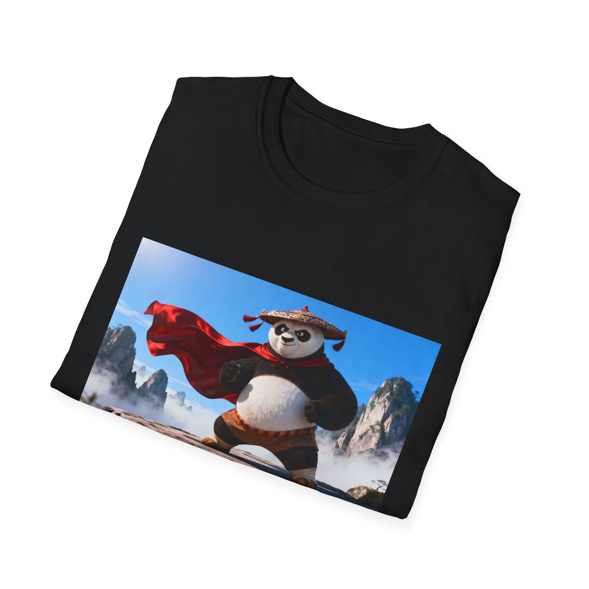 Kung Fu Panda Unisex Softstyle T-Shirt, DreamWorks Animation Youth Competitor Tee, Graphic Tee, Movie Fan Gift, Cult Classic Shirt, Comfy
