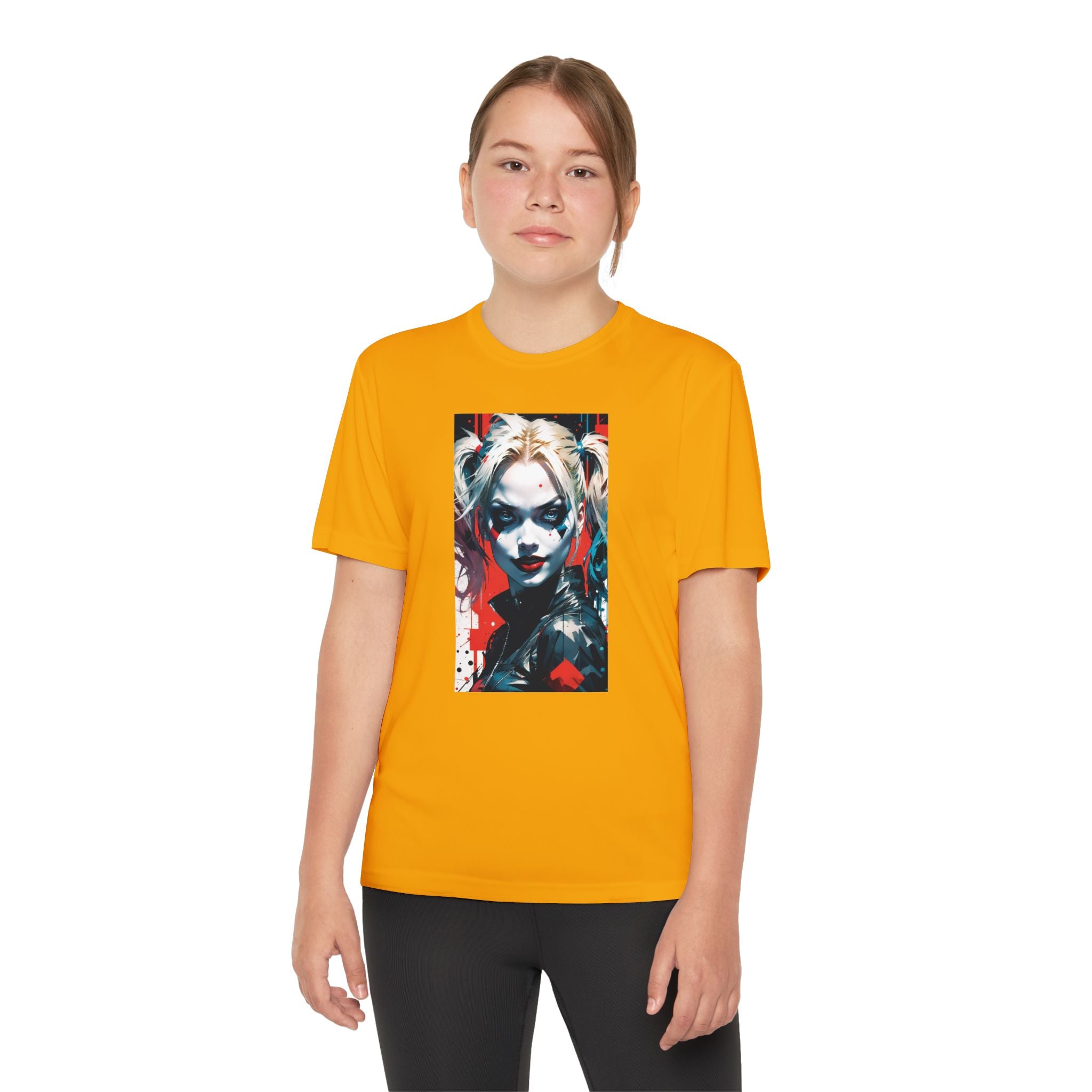 Superhero Youth T-Shirt Sports Graphic Tee, Cool Athletic Shirt for Kids