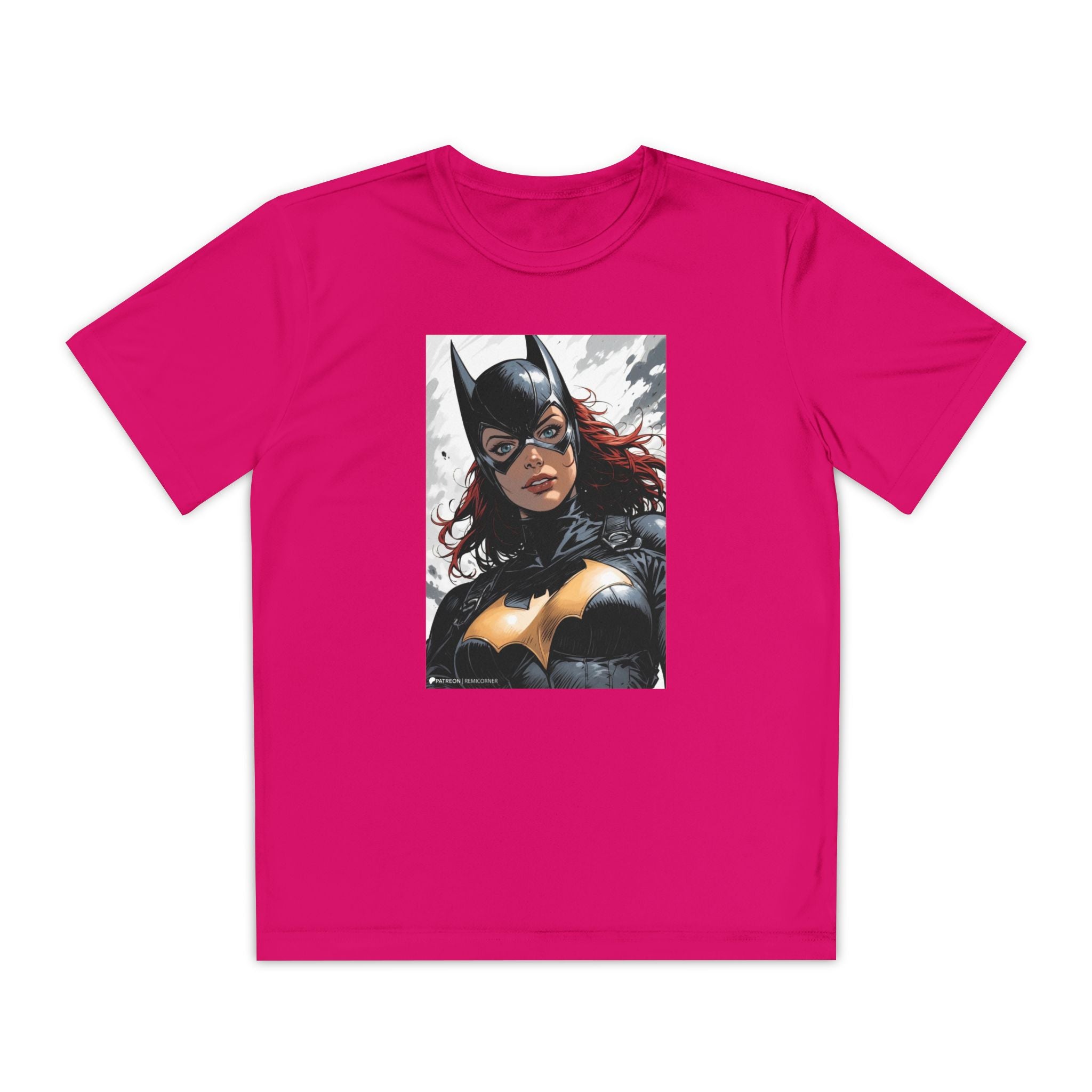Superhero Youth T-Shirt Sports Graphic Tee, Cool Athletic Shirt for Kids