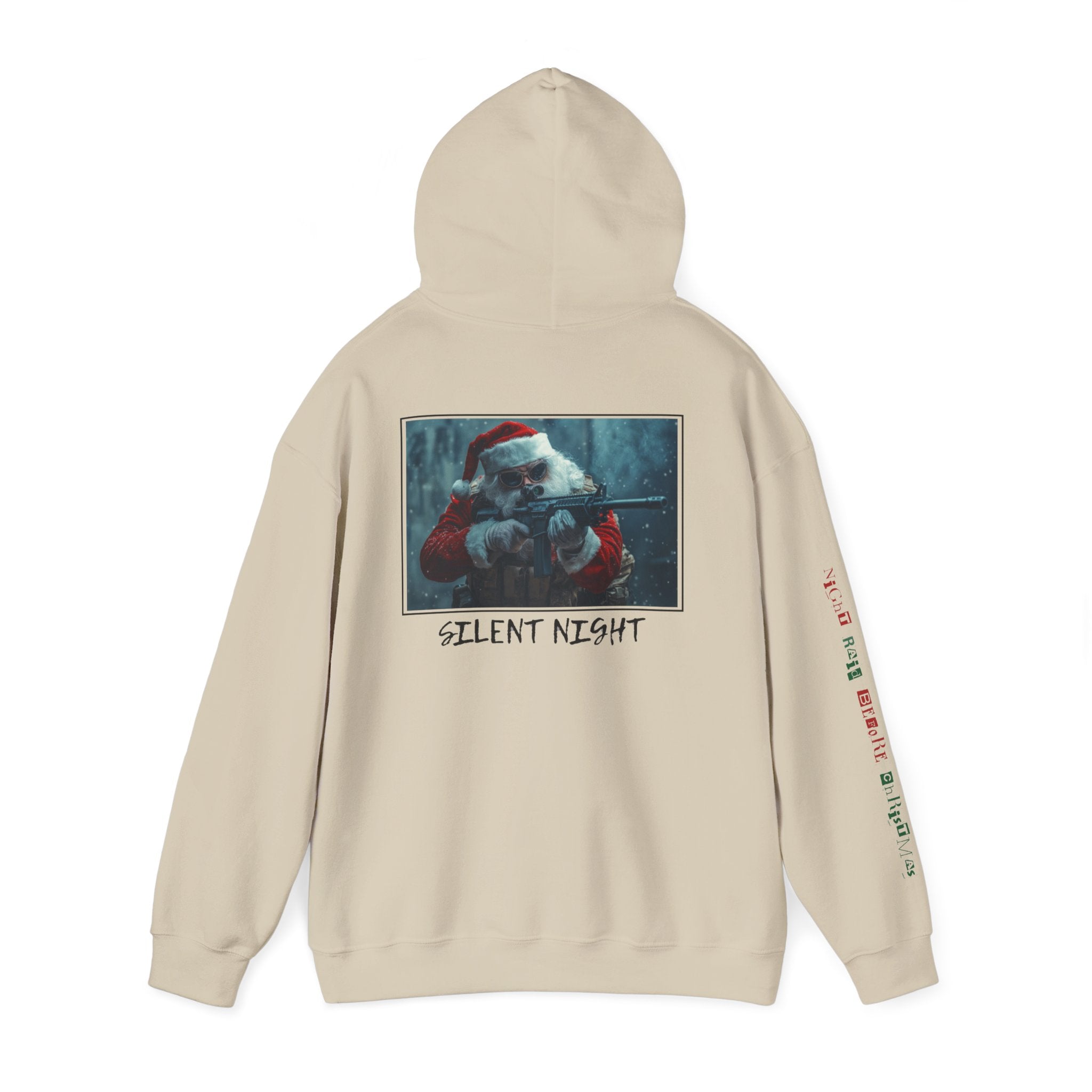 Night Raid Before Christmas Patriotic Hoodie Rebel Spirit Unisex Hoodie