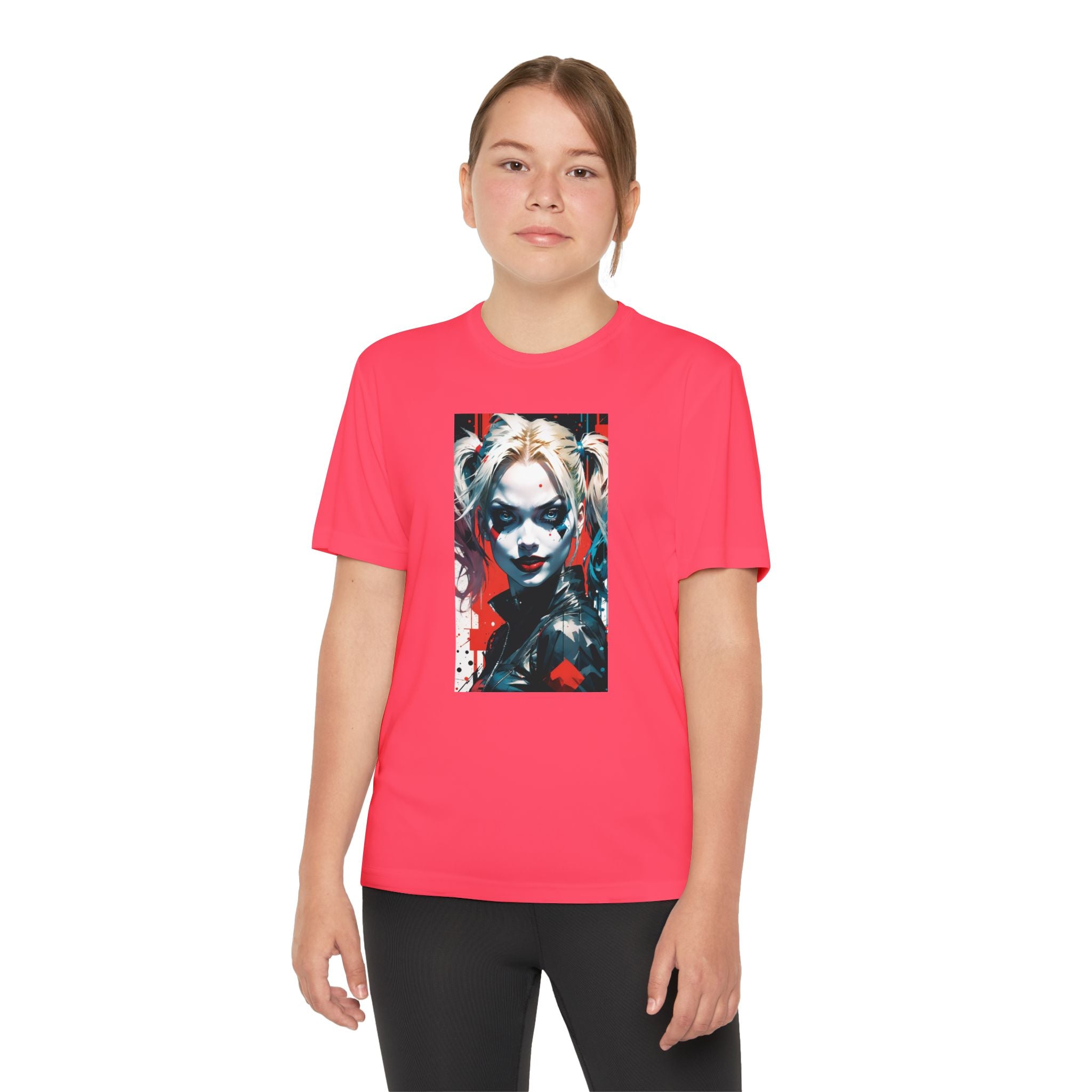 Superhero Youth T-Shirt Sports Graphic Tee, Cool Athletic Shirt for Kids