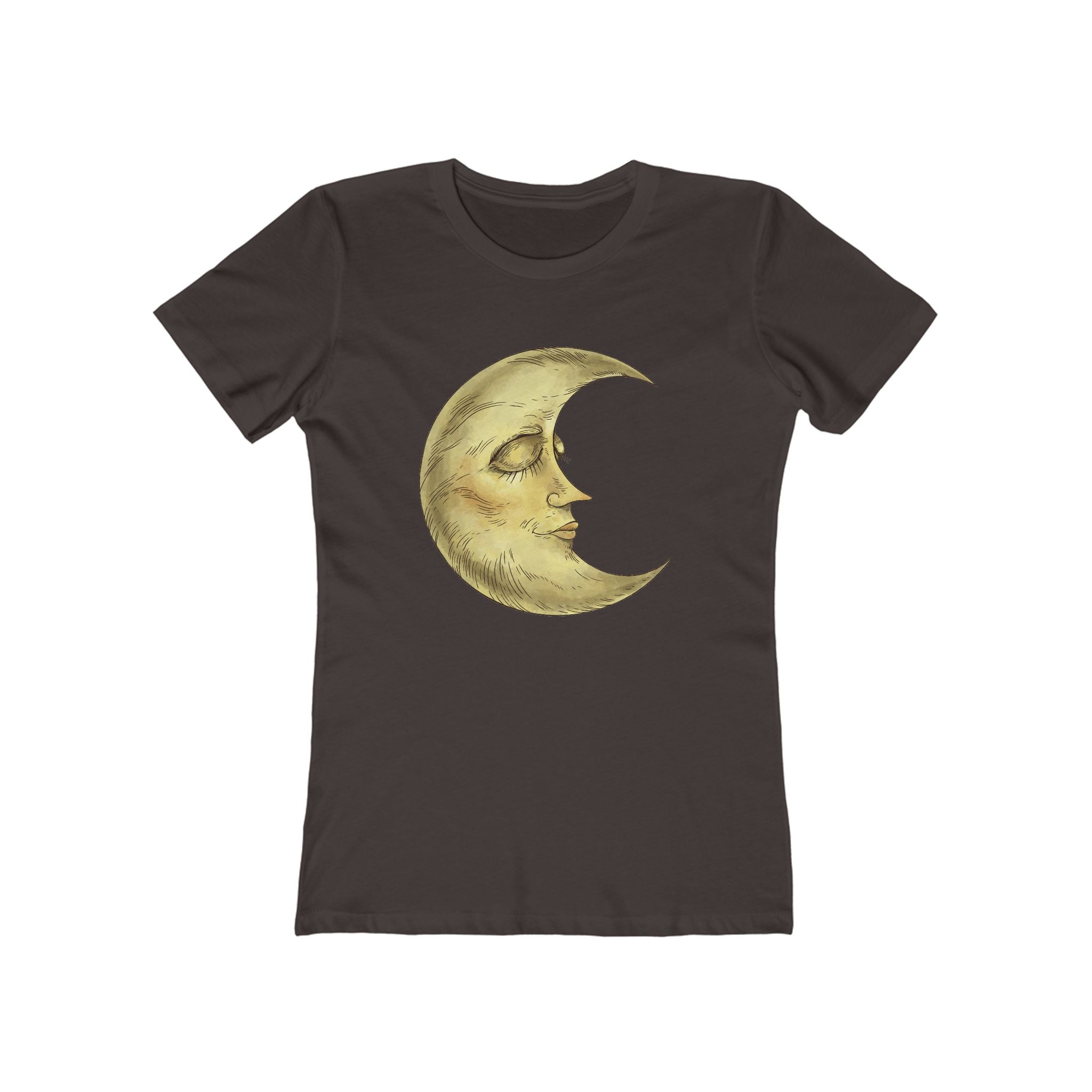 Moon Women's Tshirt, Lunar Graphic Tee, Celestial Shirt, Night Sky Top, Space Lover Gift